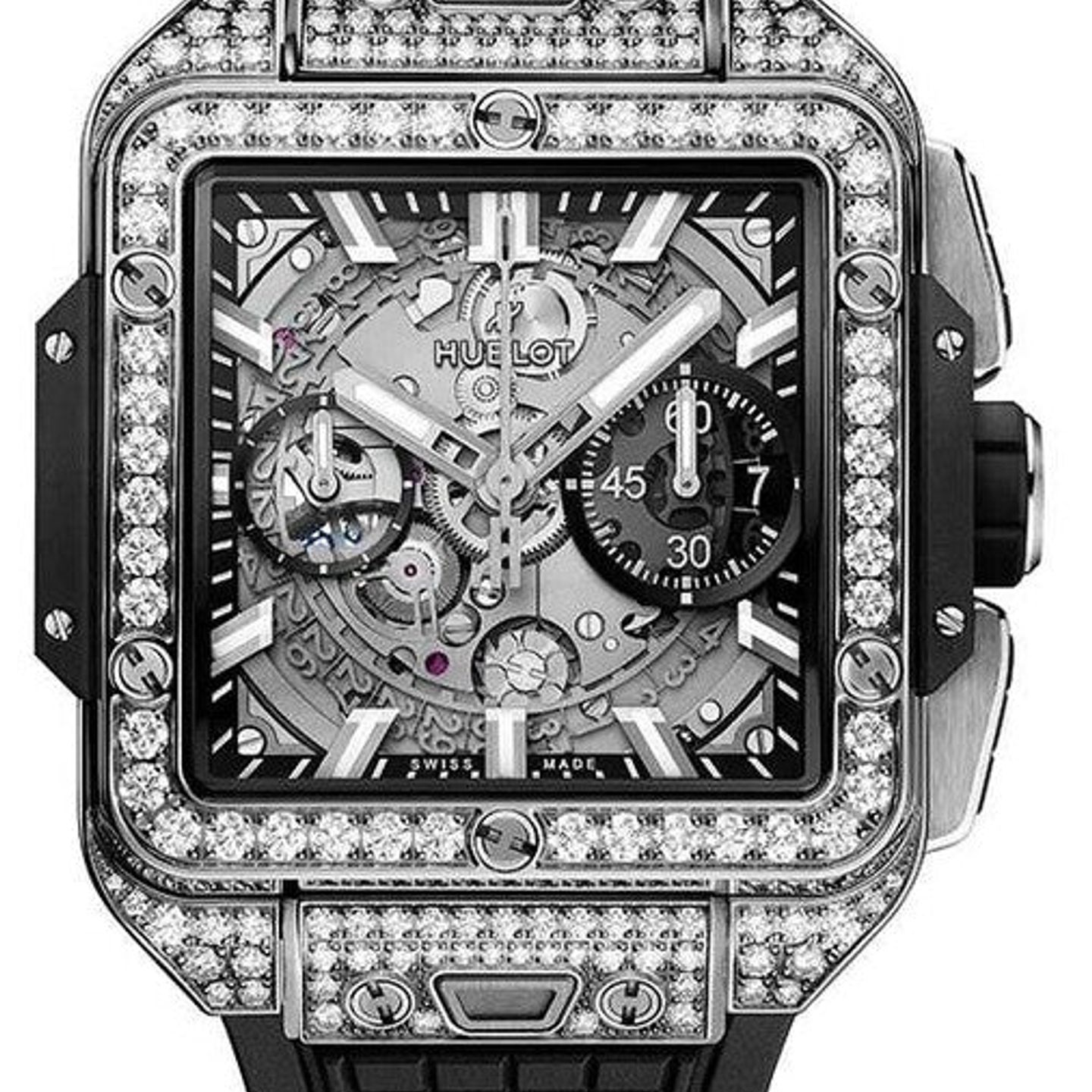 Hublot Square Bang 821.NX.0170.RX.1204 (2025) - Transparent dial 42 mm Titanium case (1/1)