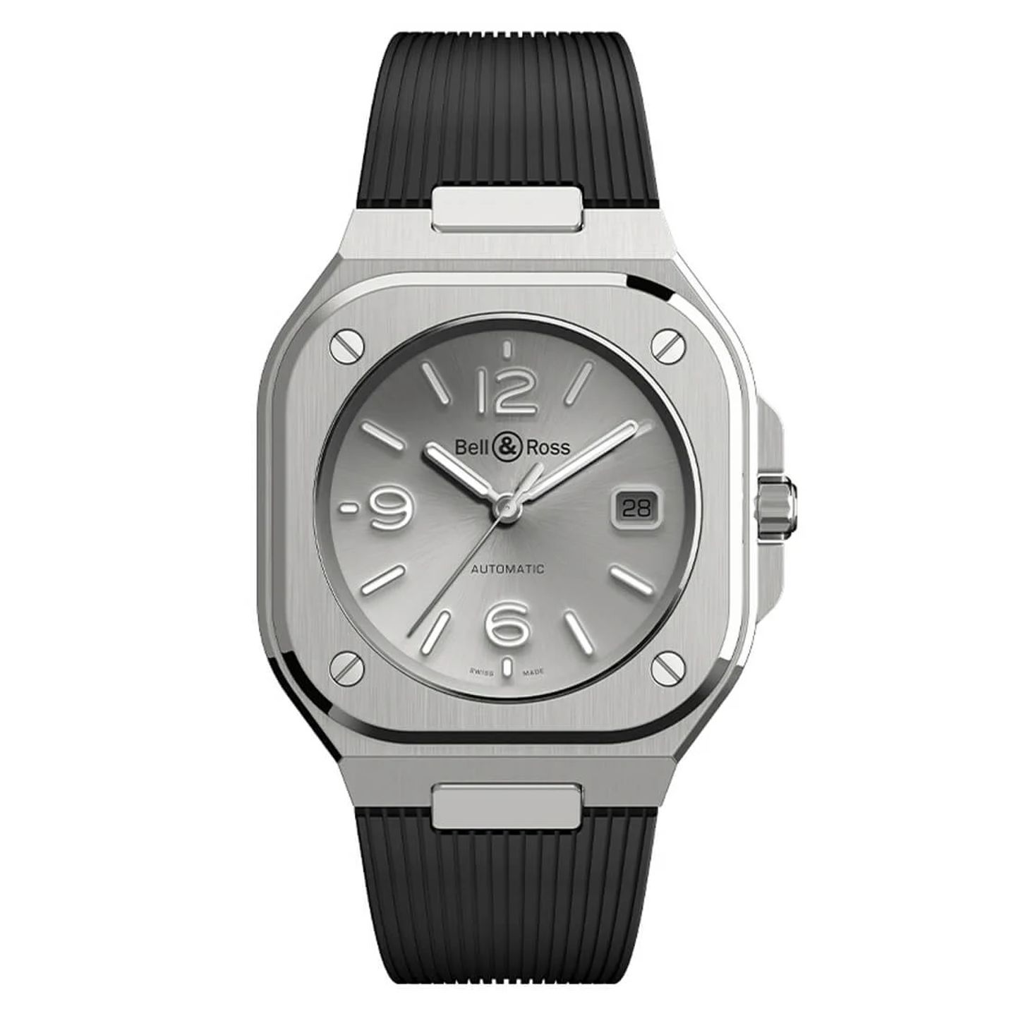 Bell & Ross BR 05 BR05A-GR-ST/SRB (2024) - Grijs wijzerplaat 41mm Staal (3/3)