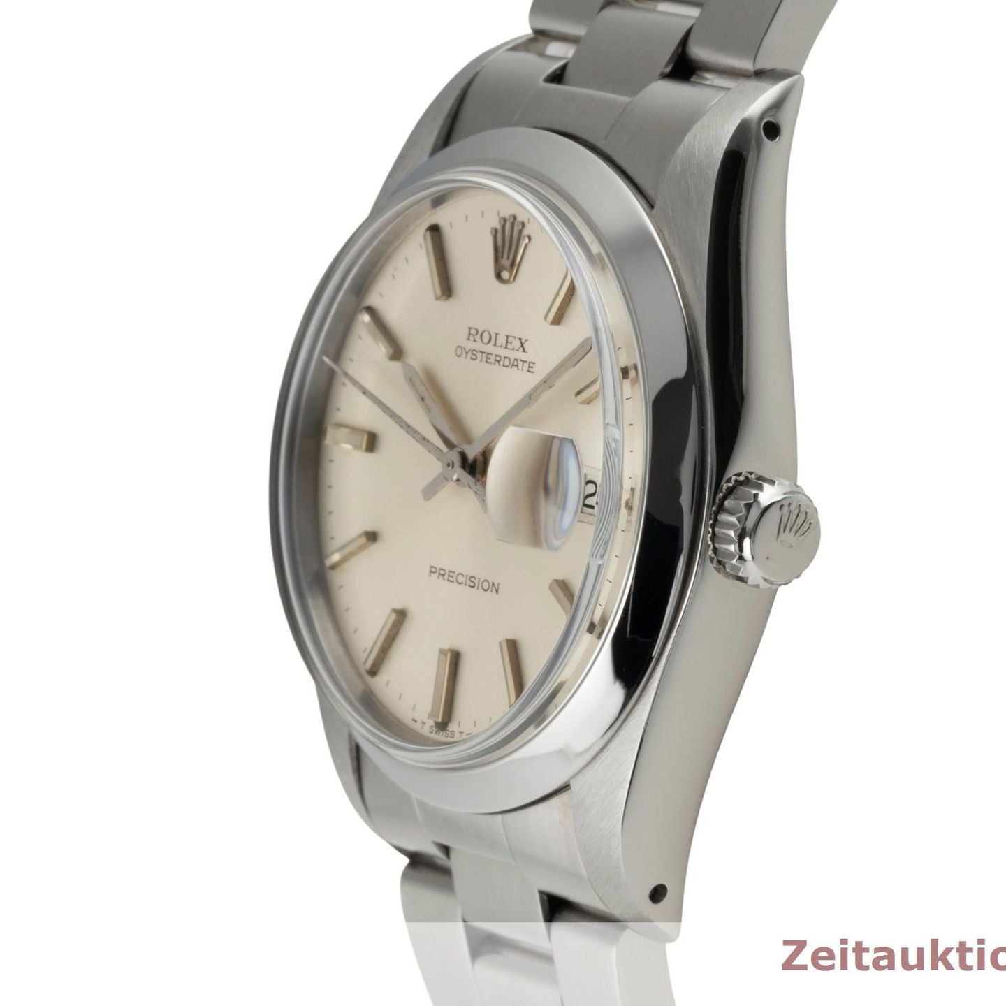Rolex Oyster Precision 6694 (1980) - Silver dial 34 mm Steel case (6/8)