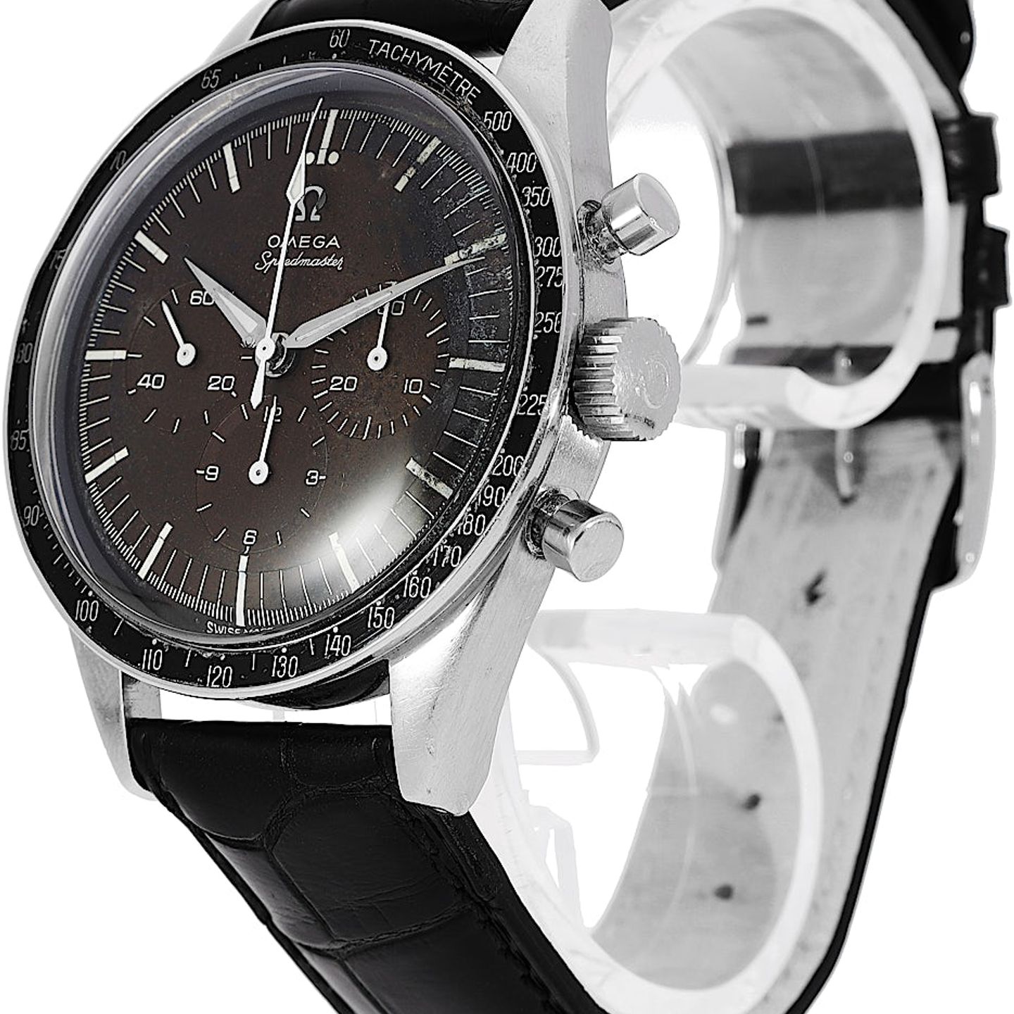 Omega Speedmaster 2998 (1962) - Black dial 39 mm Steel case (3/5)