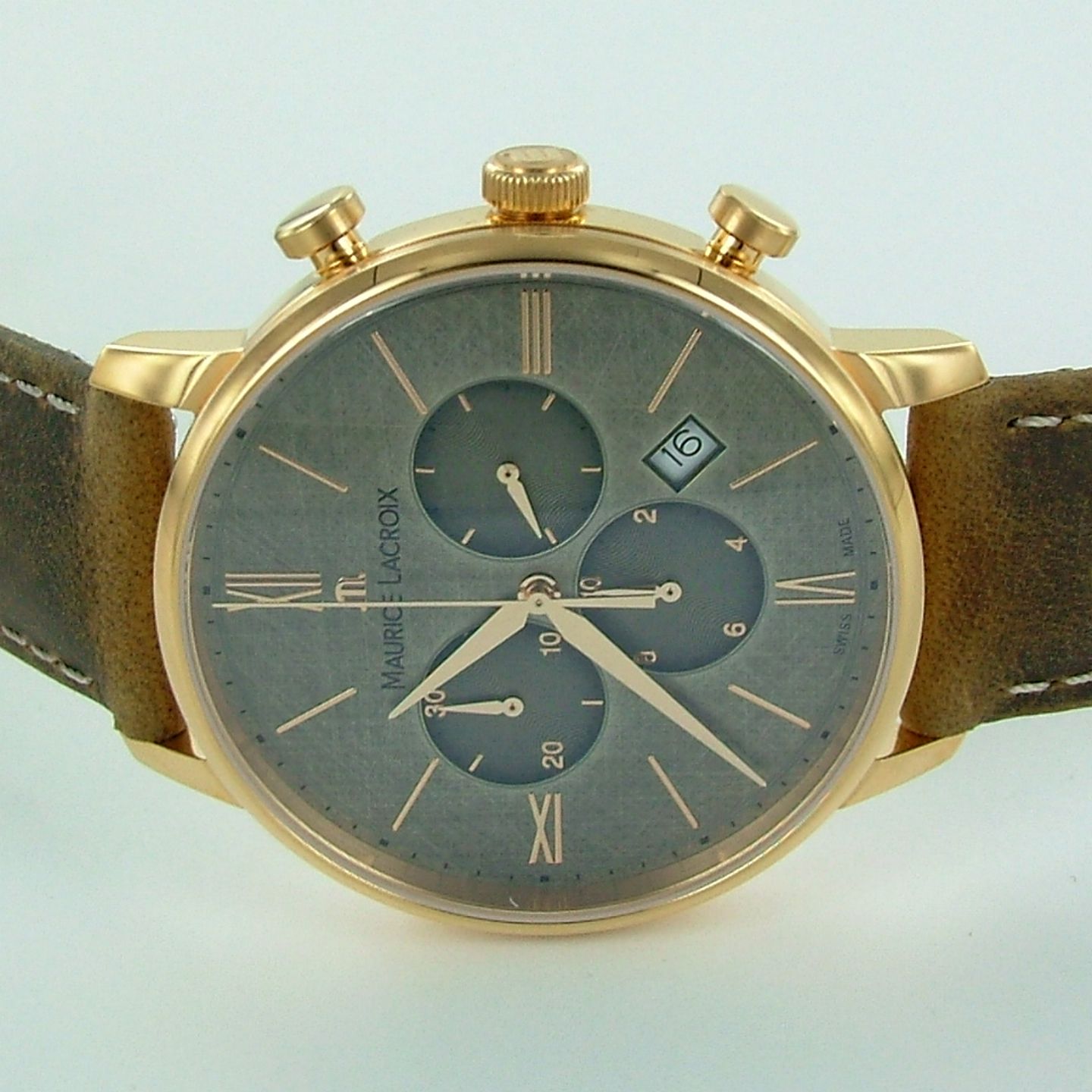 Maurice Lacroix Eliros - (2020) - Grey dial 40 mm Rose Gold case (1/4)