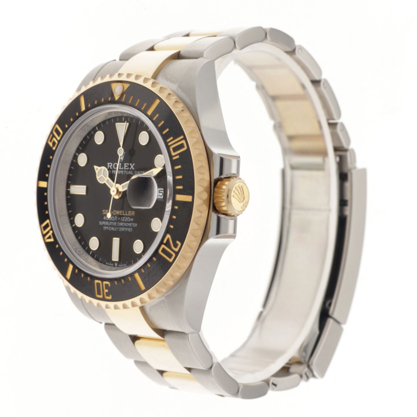 Rolex Sea-Dweller 126603 (2022) - Black dial 43 mm Gold/Steel case (2/5)