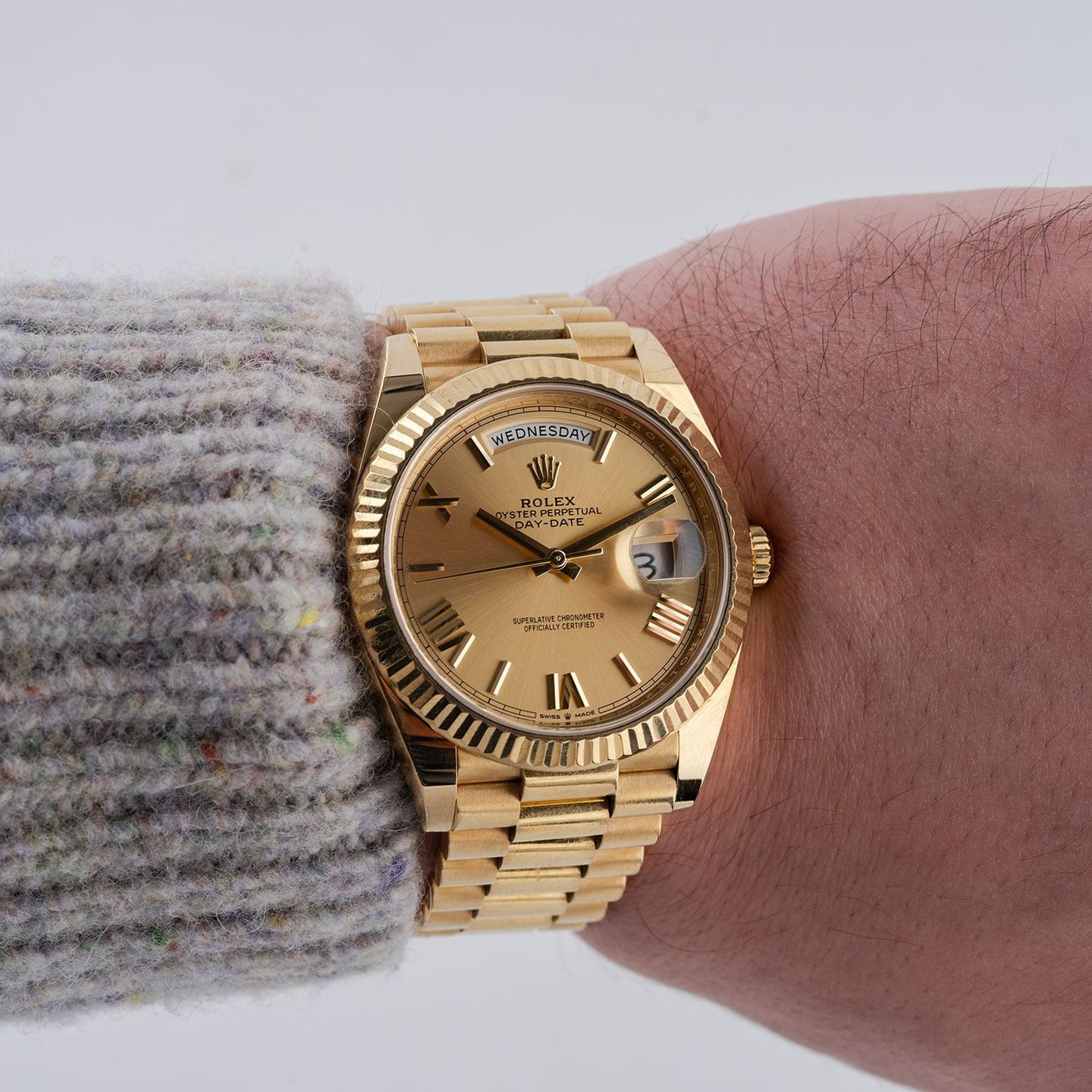 Rolex Day-Date 40 228238 (2019) - 40mm Geelgoud (6/7)