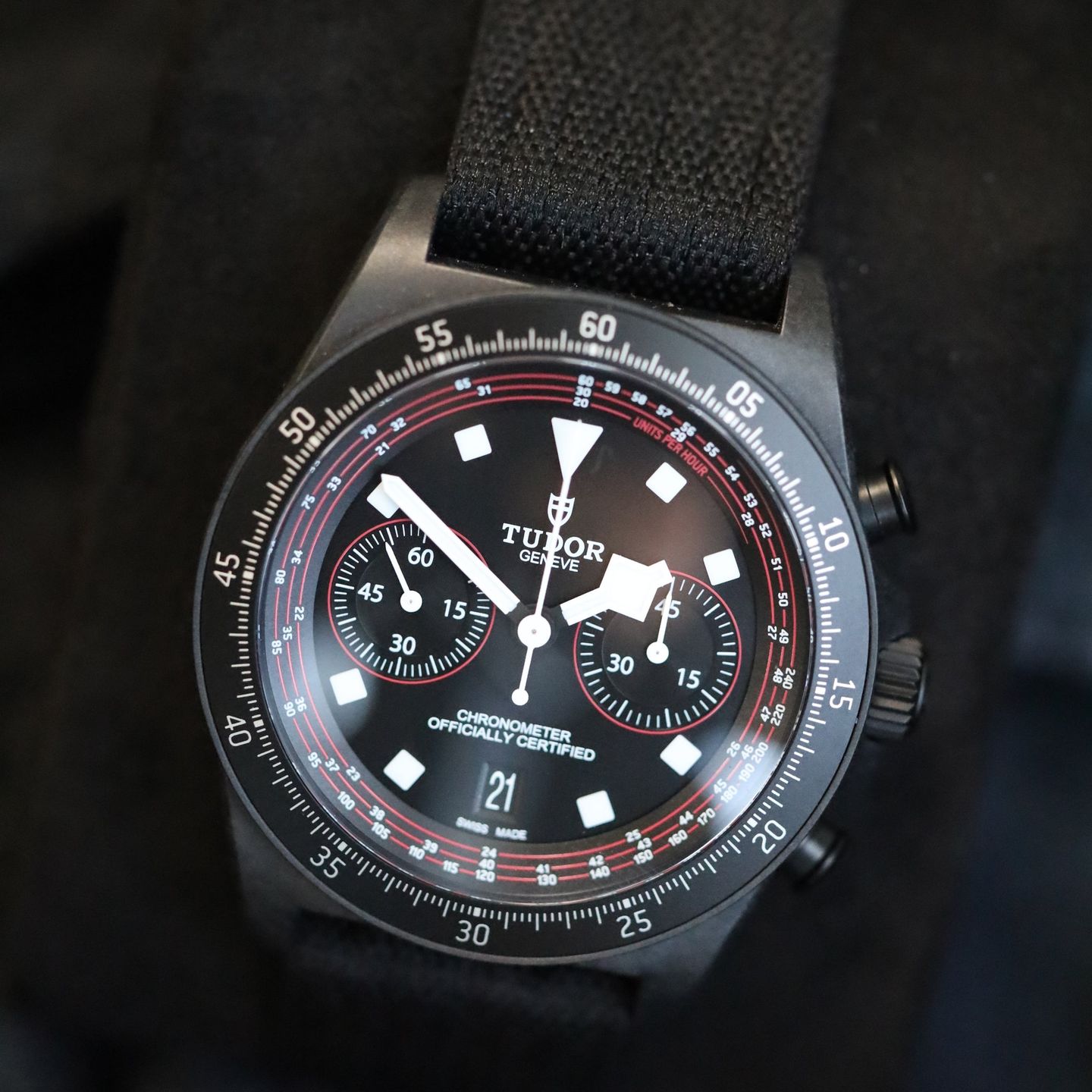 Tudor Pelagos 25827KN (2024) - Black dial 43 mm Carbon case (1/2)