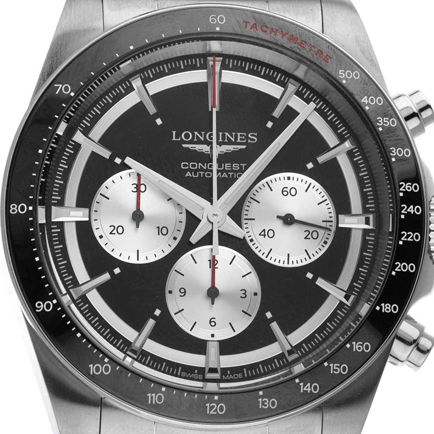 Longines Conquest L3.835.4.52.6 (2025) - Black dial 42 mm Steel case (1/7)