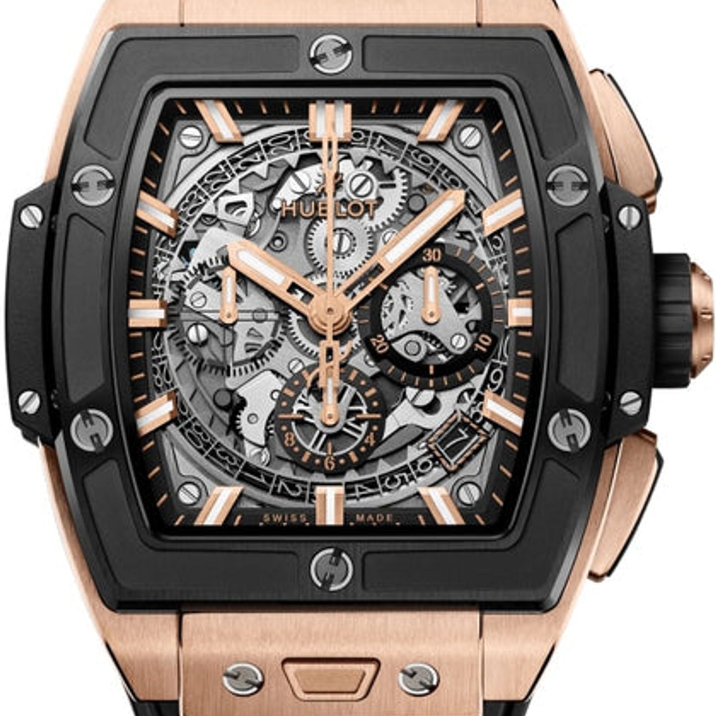 Hublot Spirit of Big Bang 642.OM.0180.RX (2026) - Transparent dial 42 mm Rose Gold case (1/1)