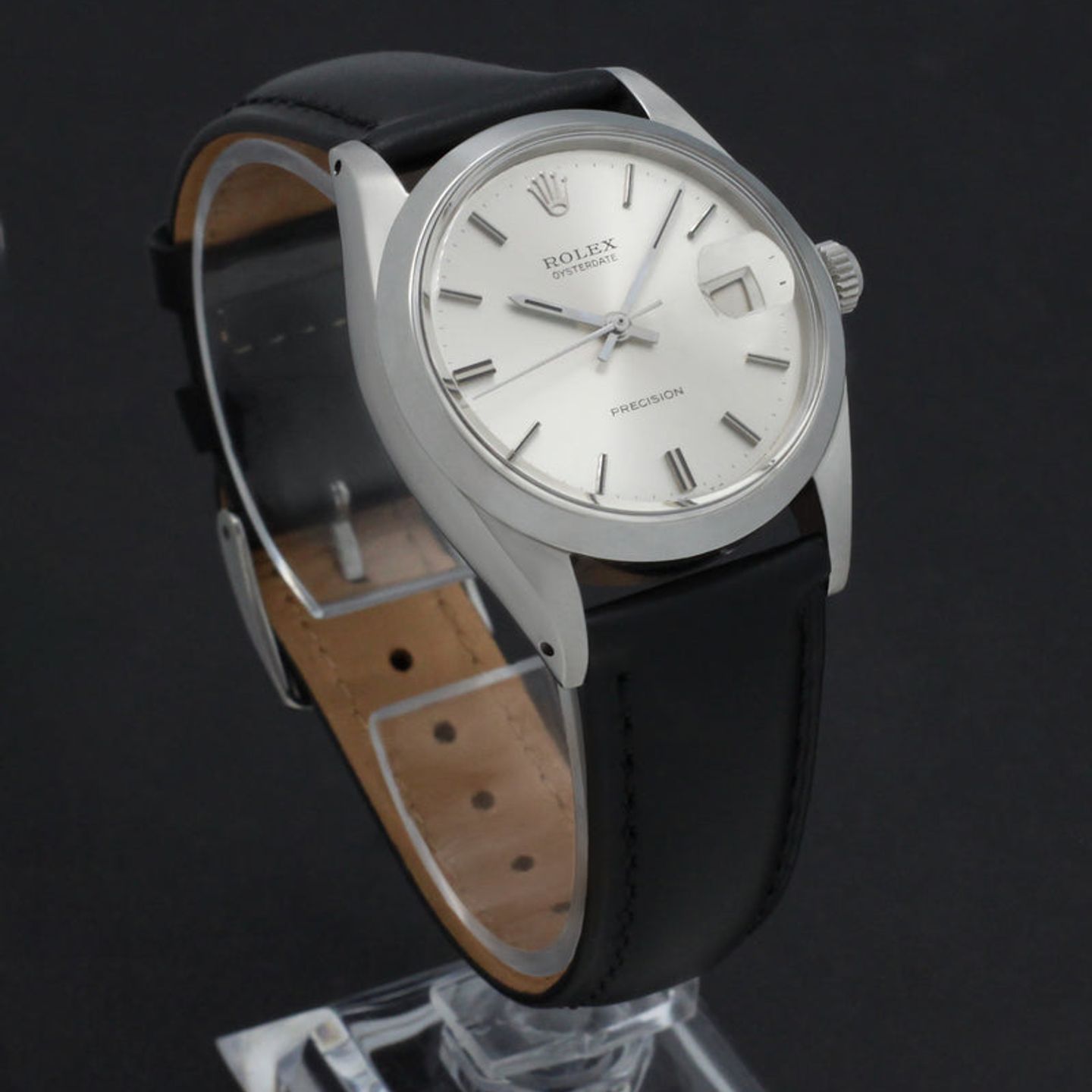 Rolex Oyster Precision 6694 (1971) - Zilver wijzerplaat 34mm Staal (3/7)