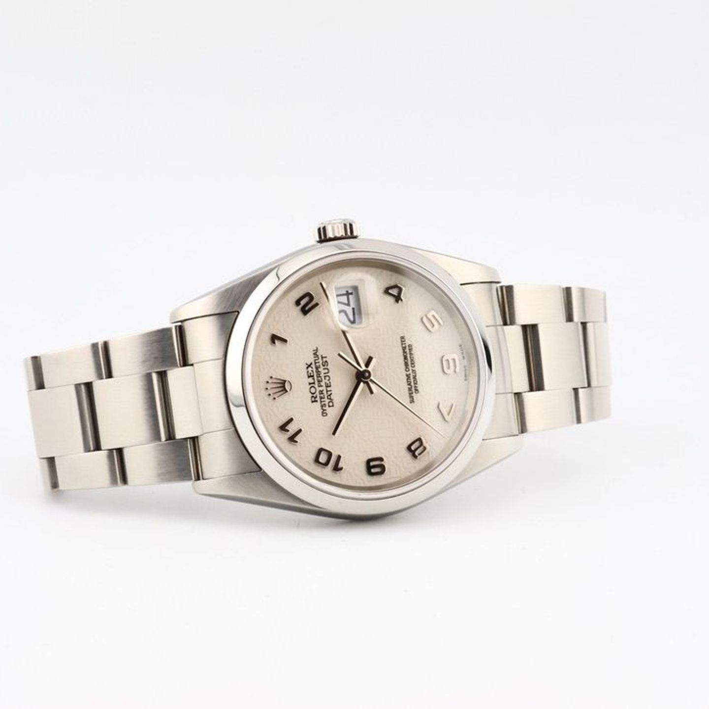 Rolex Datejust 36 16200 (2001) - White dial 36 mm Steel case (3/5)