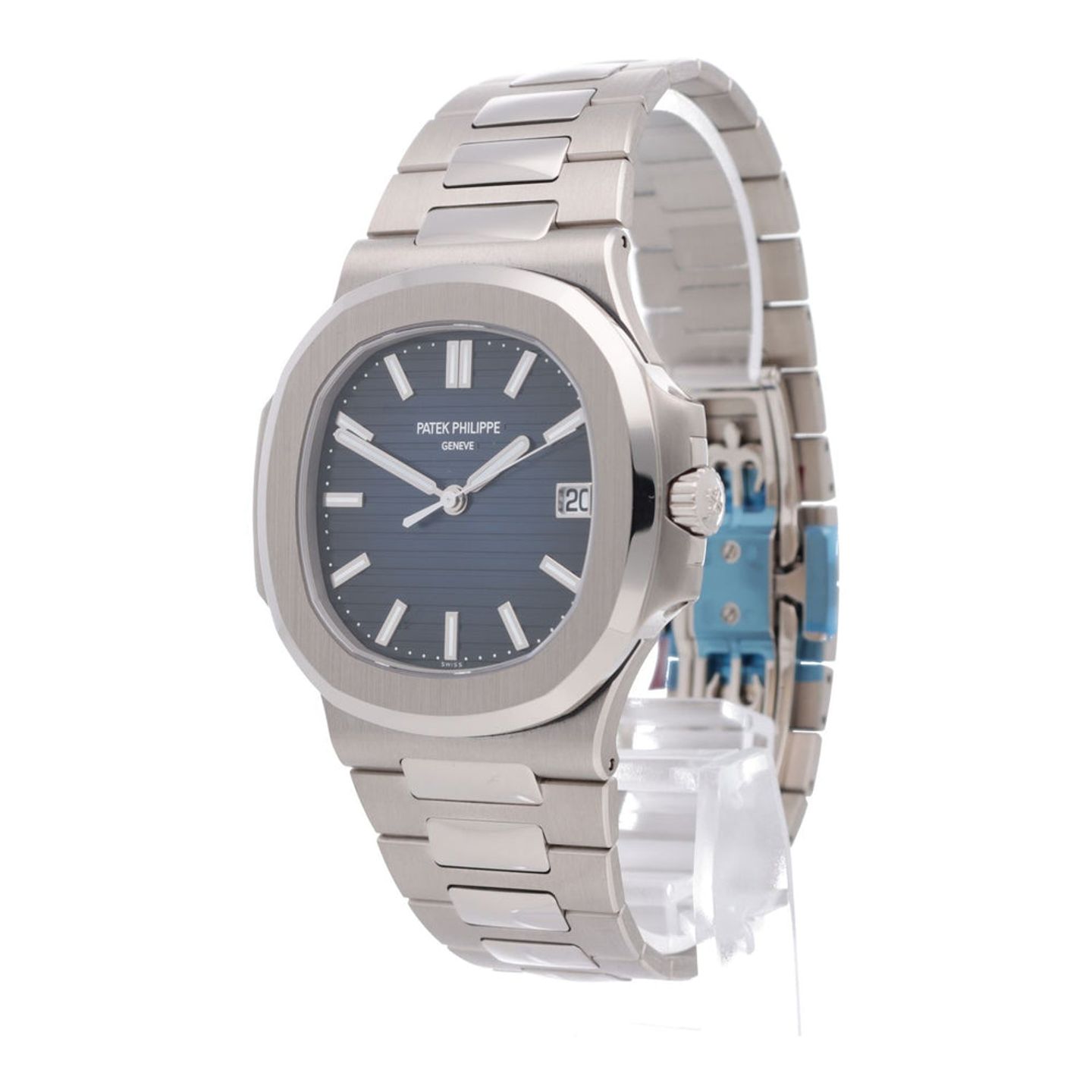 Patek Philippe Nautilus 5811/1G (2024) - Blue dial 41 mm White Gold case (2/7)