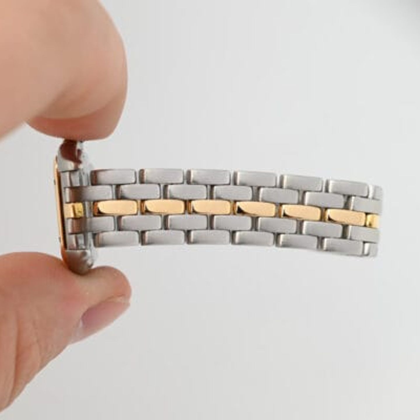 Cartier Panthère 66921 (1995) - White dial 22 mm Gold/Steel case (8/8)