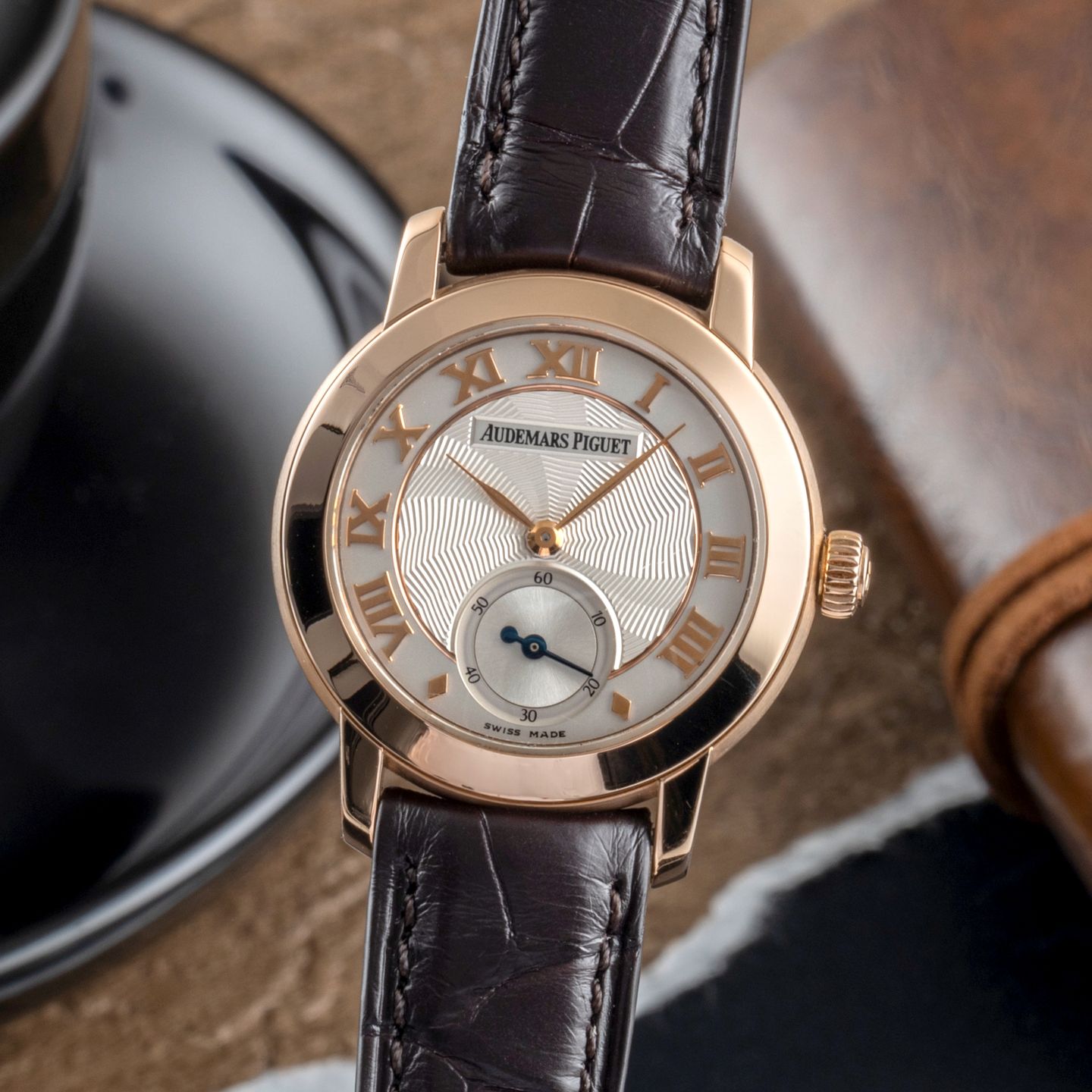 Audemars Piguet Jules Audemars 77230OR.OO.A082MR.01 (Unknown (random serial)) - Silver dial 28 mm Rose Gold case (3/8)