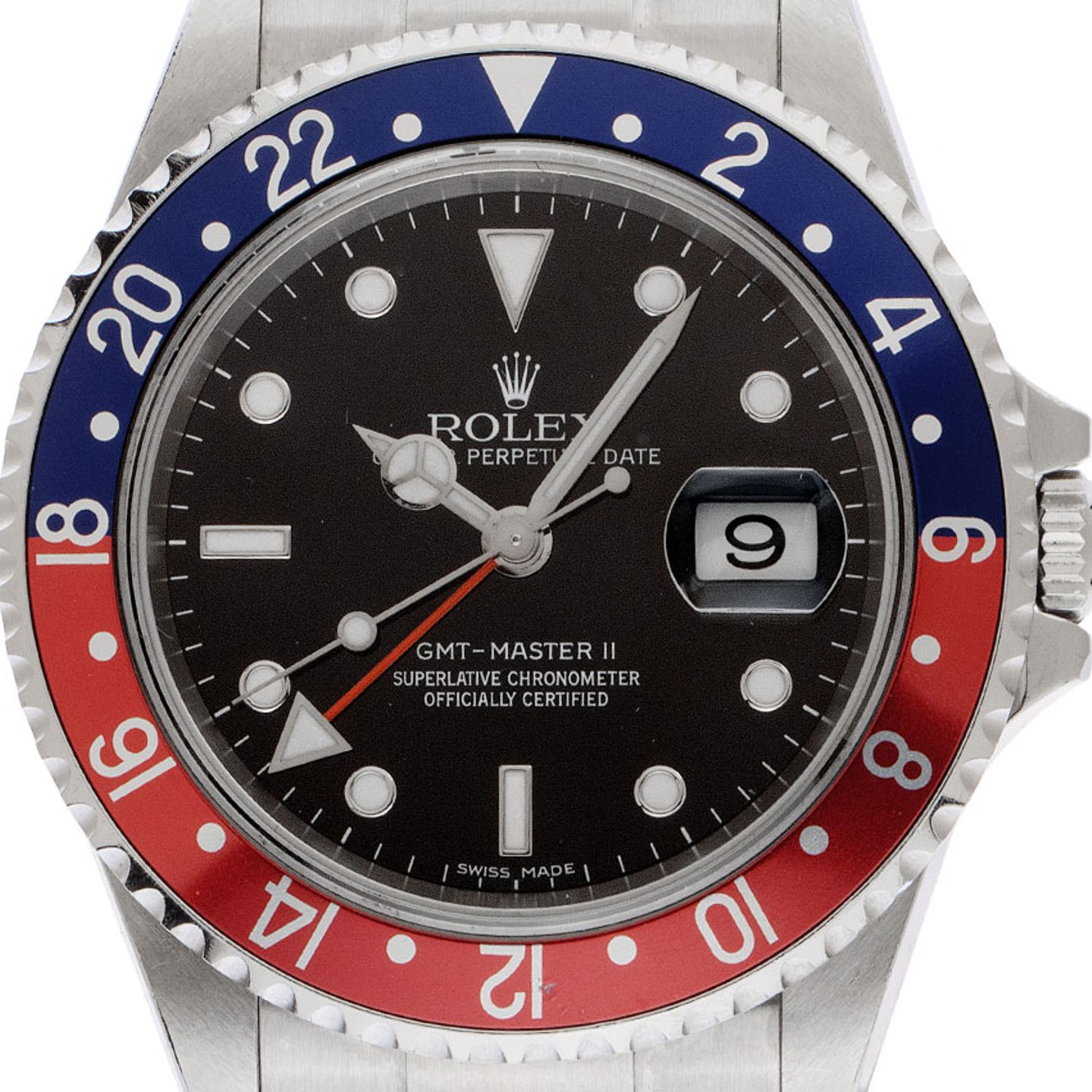 Rolex GMT-Master II 16710 (2006) - Black dial 40 mm Steel case (1/8)