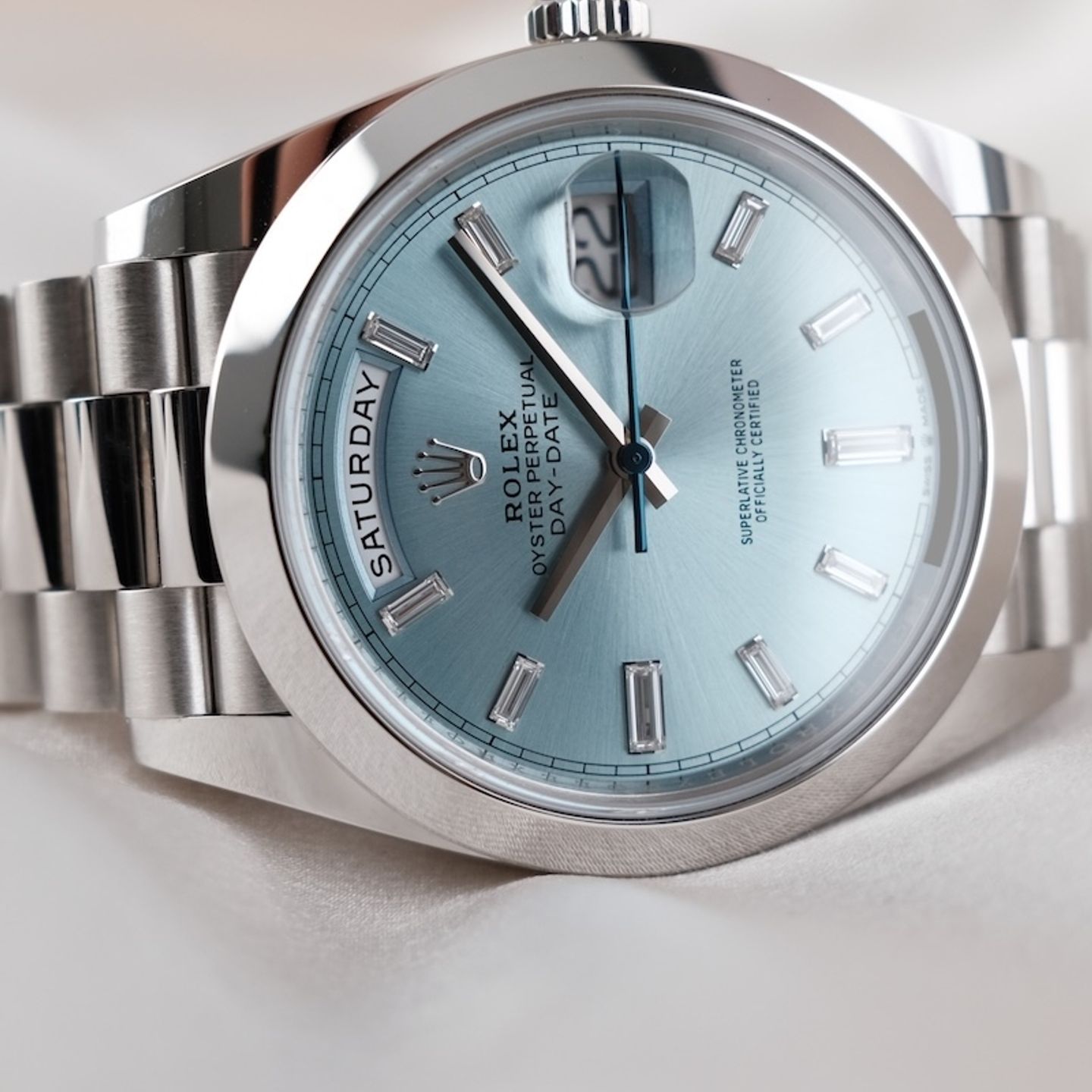 Rolex Day-Date 40 228206 (2021) - 40mm Platina (6/8)