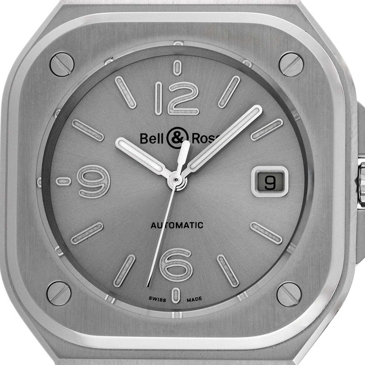 Bell & Ross BR 05 BR05A-GR-ST/SRB (2024) - Grey dial 41 mm Steel case (1/7)