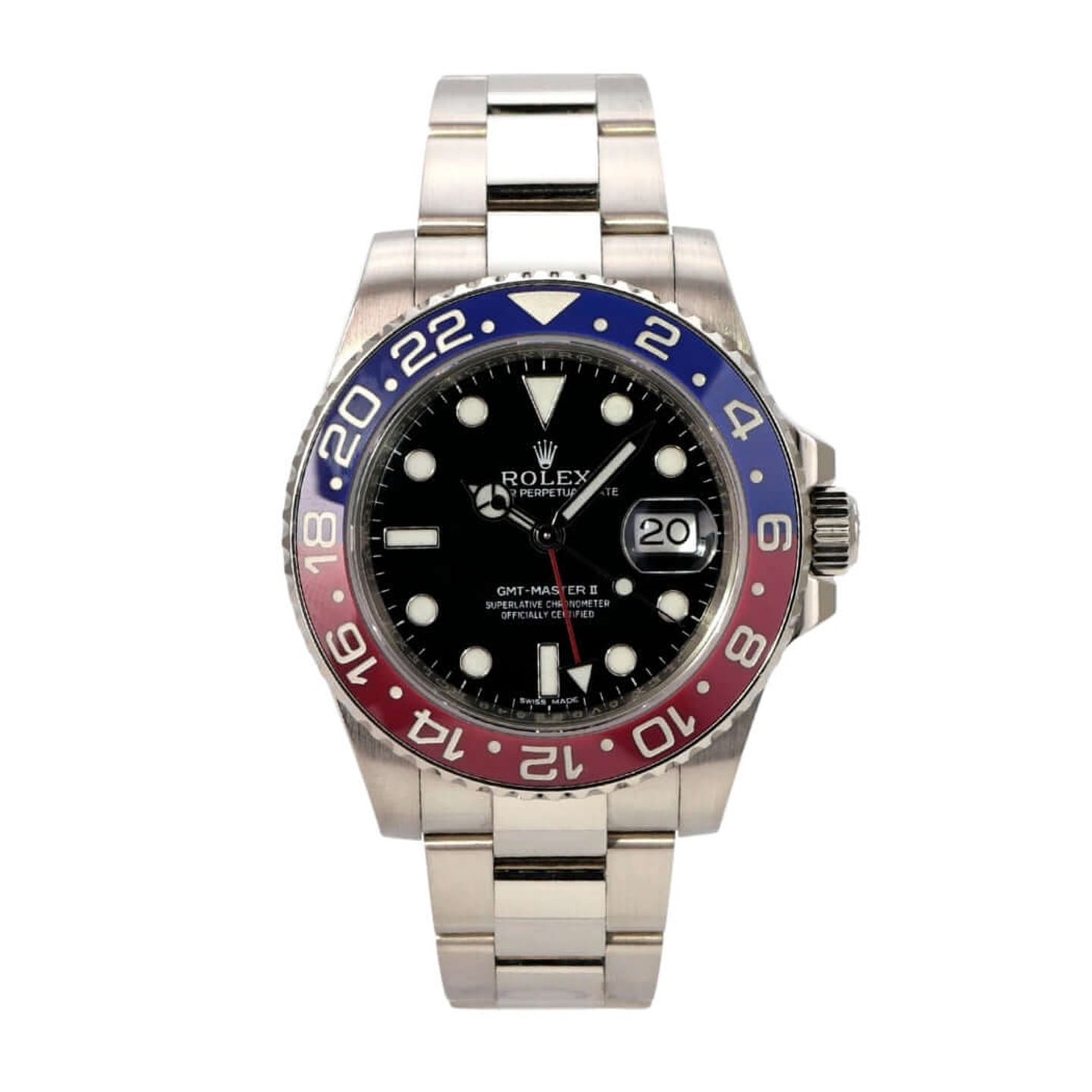 Rolex GMT-Master II 116719BLRO (2015) - Zwart wijzerplaat 40mm Witgoud (2/8)