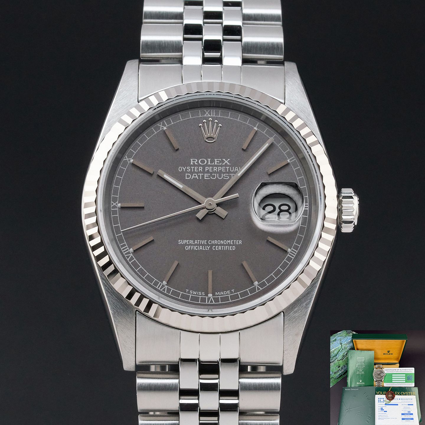 Rolex Datejust 36 16234 (2000) - 36 mm Steel case (1/8)