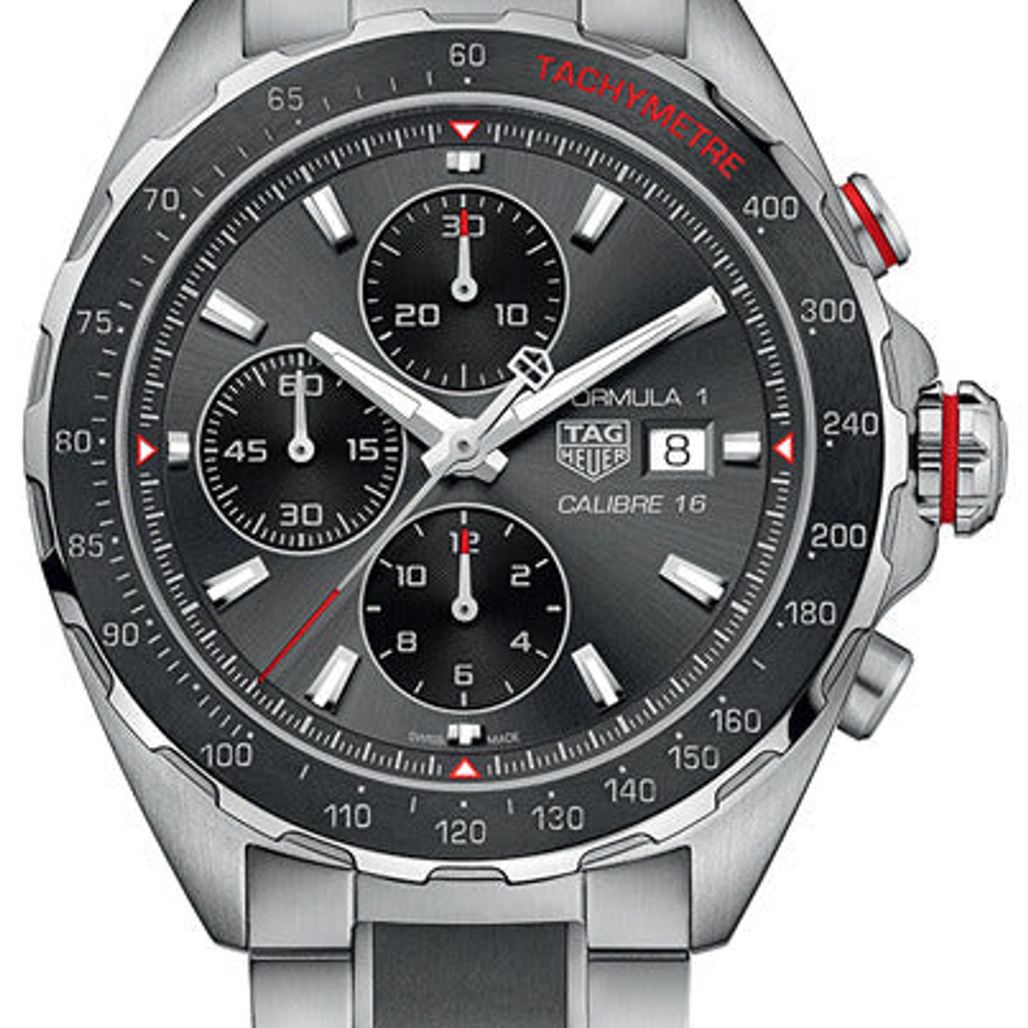 TAG Heuer Formula 1 Calibre 16 CAZ2012.BA0970 (2026) - Grey dial 44 mm Steel case (1/1)