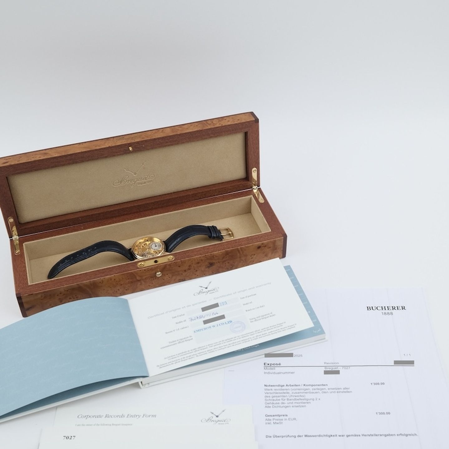 Breguet Tradition 7027BA/11/9V6 (2011) - 37mm Geelgoud (8/8)