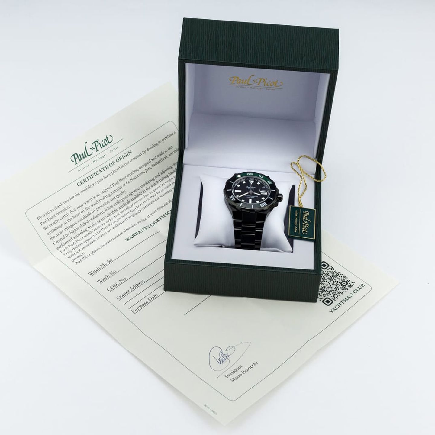 Paul Picot Unknown P1251N.NJV4000N.3614 (2024) - Black dial 43 mm Steel case (2/5)