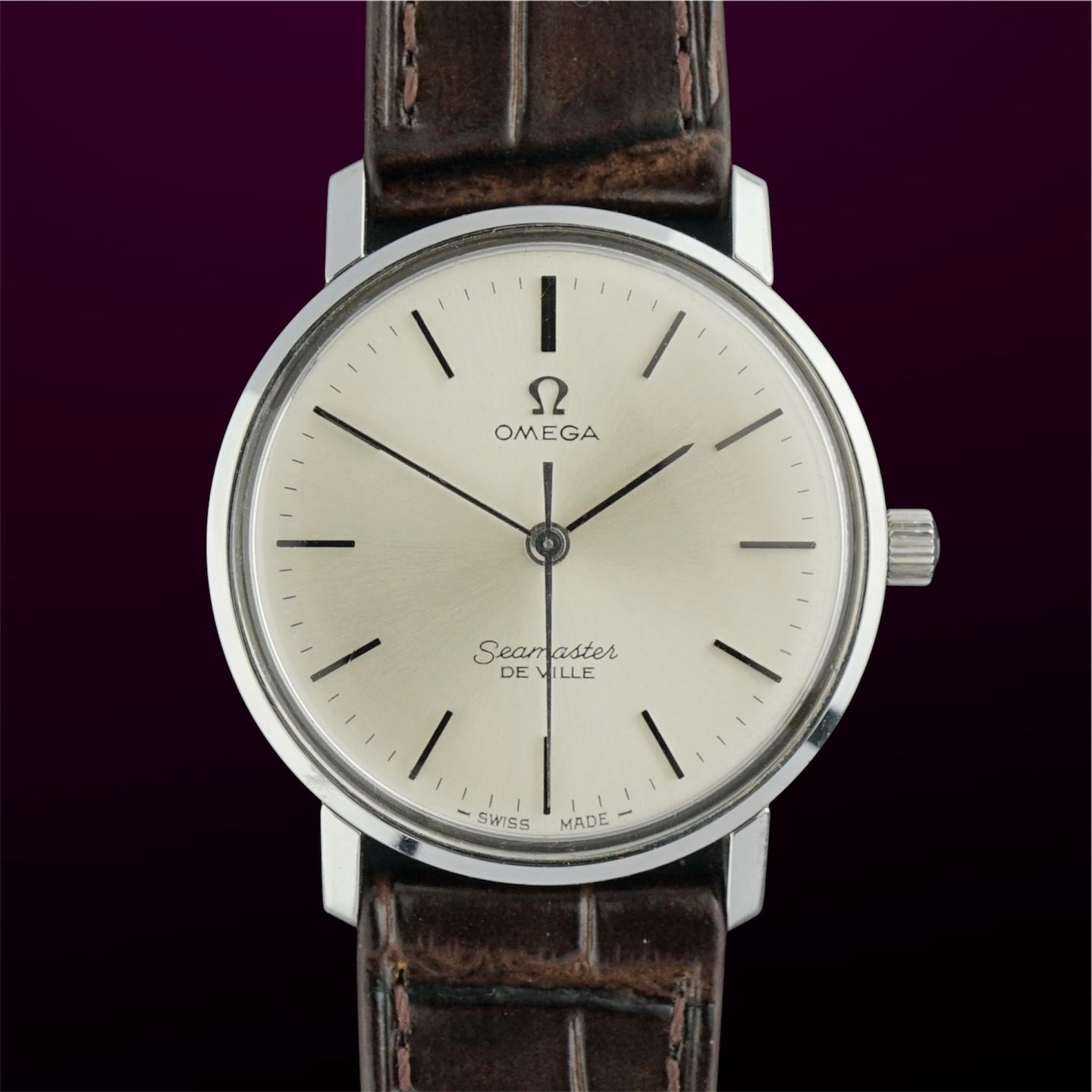 Omega Seamaster 135.010 (1968) - Wit wijzerplaat 33mm Staal (1/8)