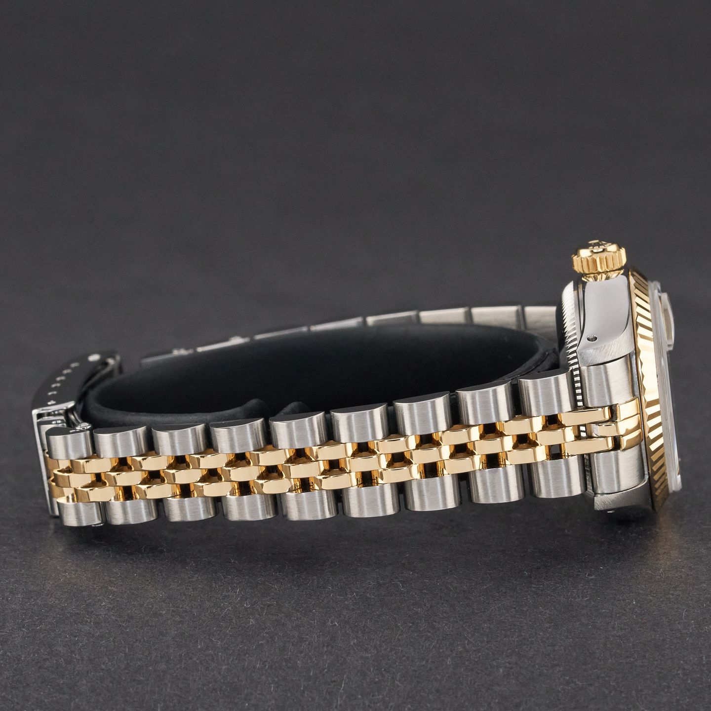 Rolex Lady-Datejust 69173 (1985) - Champagne wijzerplaat 26mm Goud/Staal (6/8)