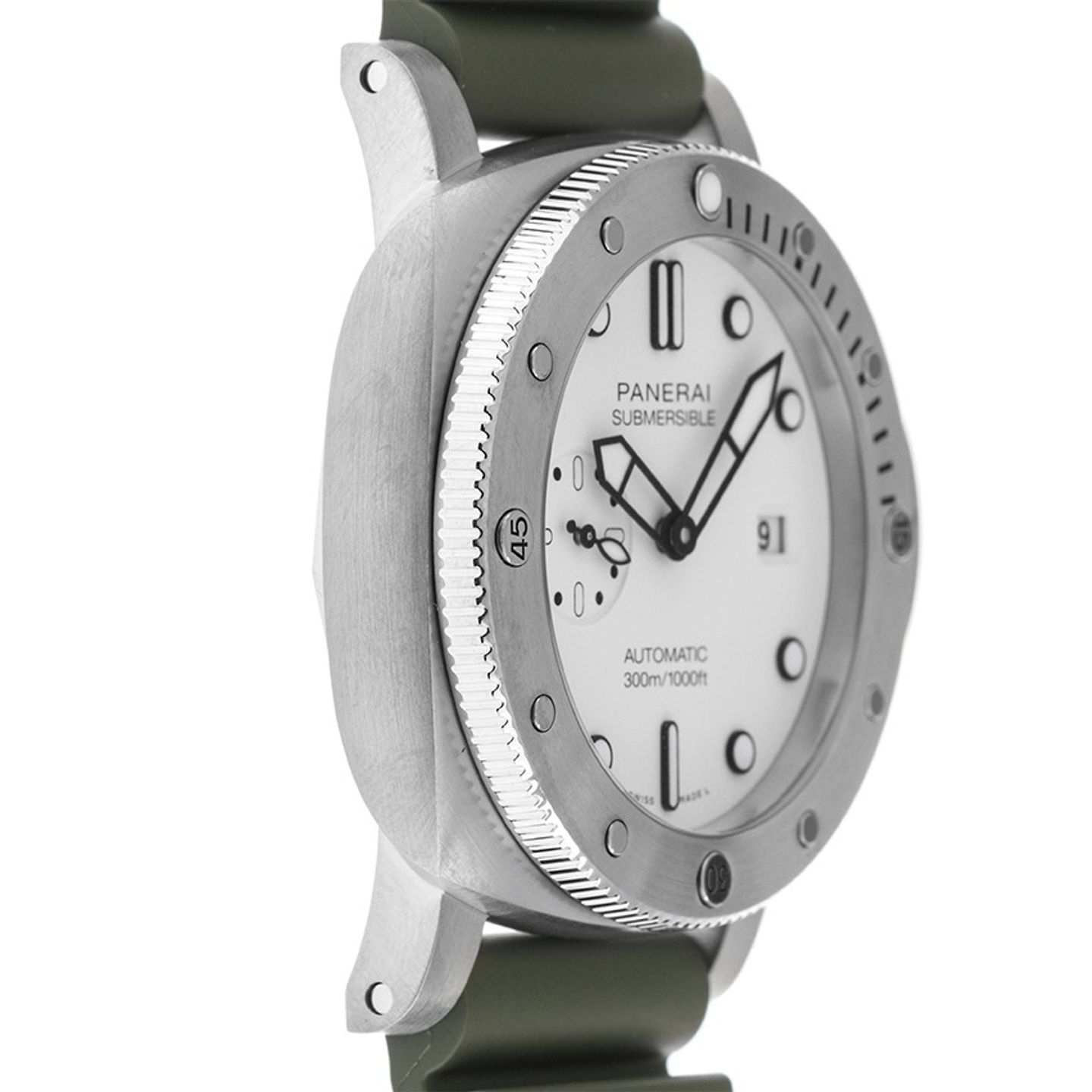Panerai Submersible PAM01595 (2024) - White dial 44 mm Steel case (5/7)