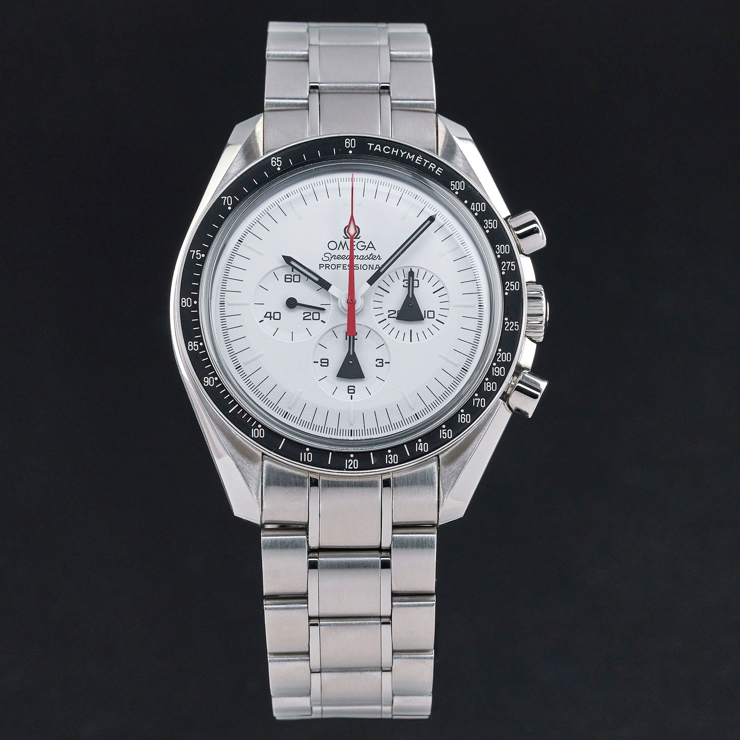 Omega Speedmaster Professional Moonwatch 311.32.42.30.04.001 (2008) - White dial 42 mm Steel case (3/7)