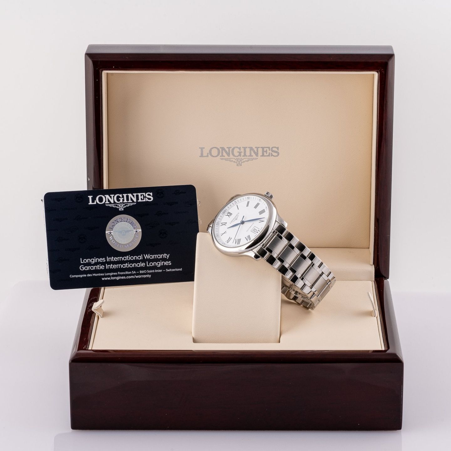 Longines Master Collection L2.628.4.11.6 (2025) - White dial 38 mm Steel case (8/8)