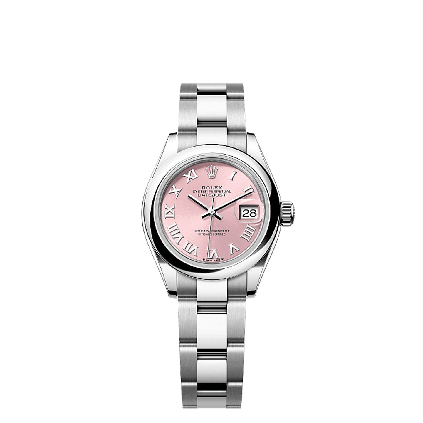 Rolex Lady-Datejust 279160 (2025) - Zilver wijzerplaat 28mm Staal (1/1)