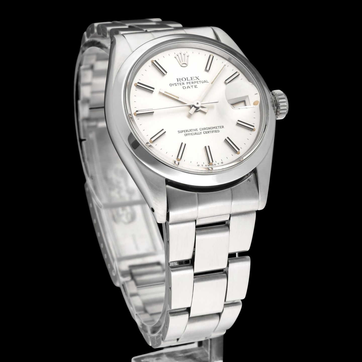 Rolex Oyster Perpetual Date 1500 (1972) - Silver dial 34 mm Steel case (3/7)