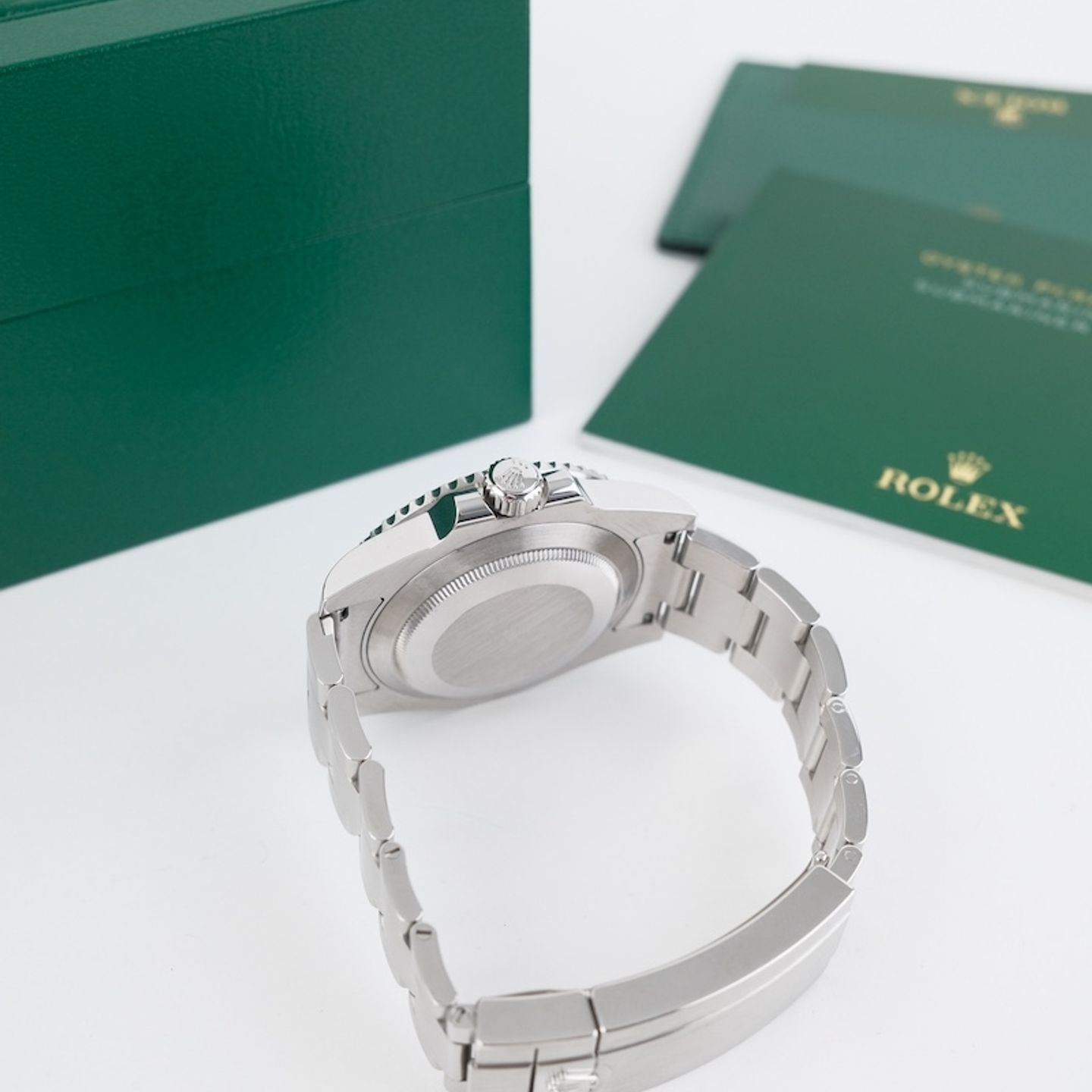 Rolex Submariner Date 116610LV (2017) - Green dial 40 mm Steel case (6/8)