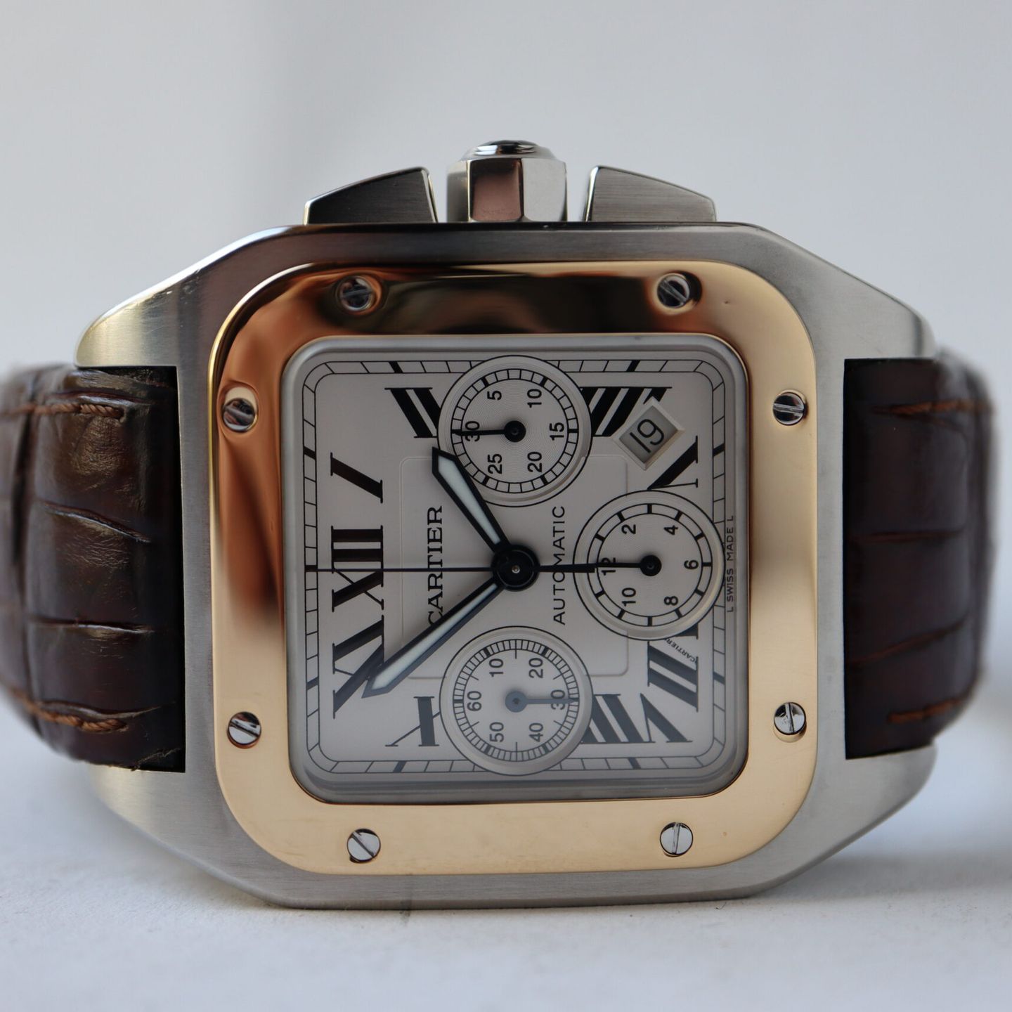Cartier Santos 100 2740 (Onbekend (willekeurig serienummer)) - 41mm (2/8)