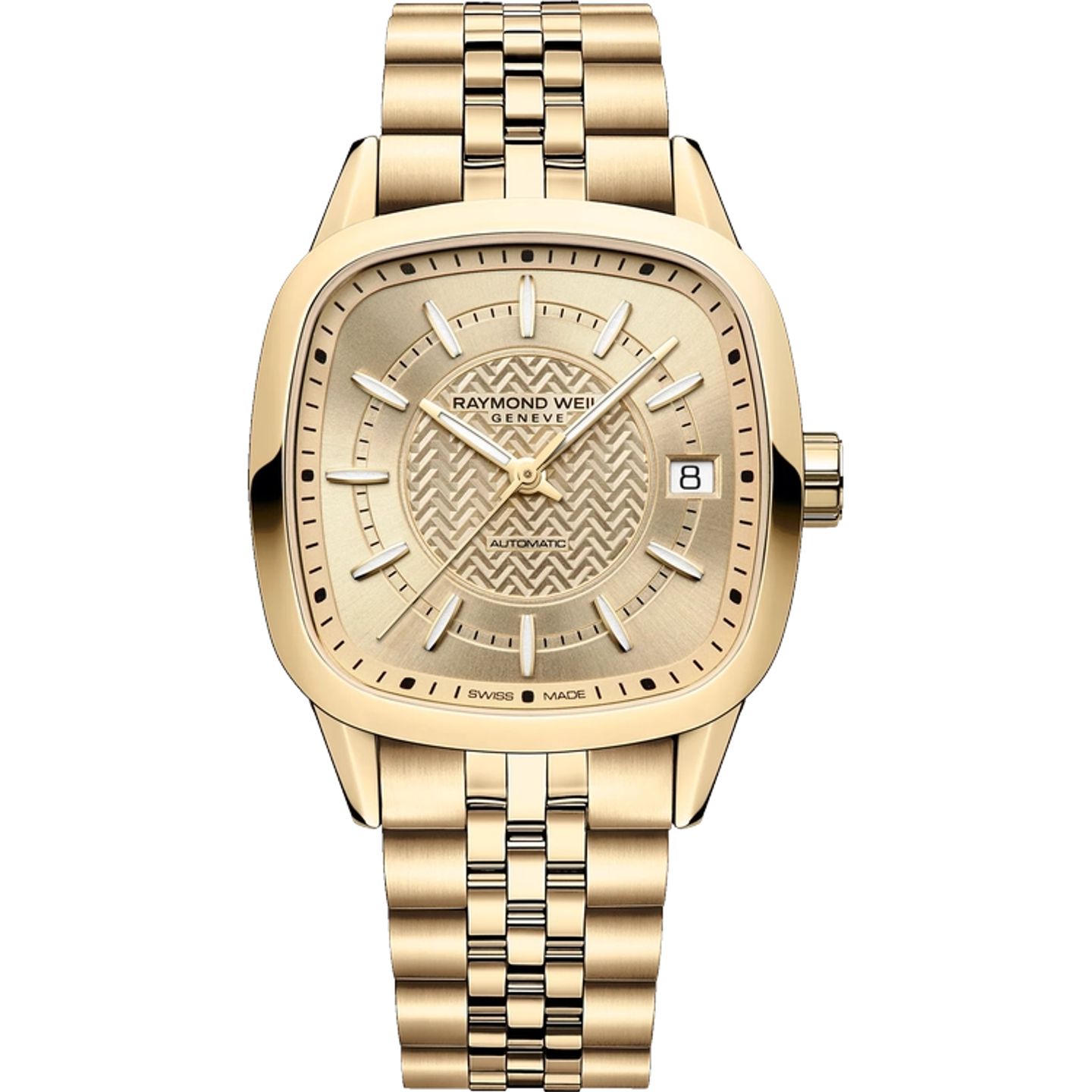 Raymond Weil Freelancer 2490-P-10051 (2026) - Champagne wijzerplaat 34mm Goud/Staal (1/1)