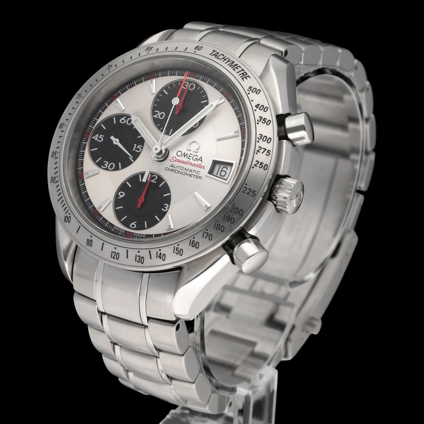 Omega Speedmaster Date 3211.31.00 (2007) - Silver dial 40 mm Steel case (2/8)