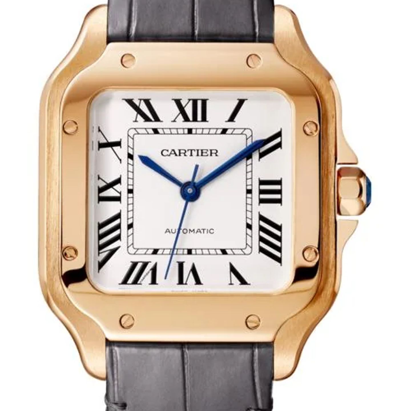 Cartier Santos WGSA0028 (2026) - Silver dial 35 mm Rose Gold case (1/1)