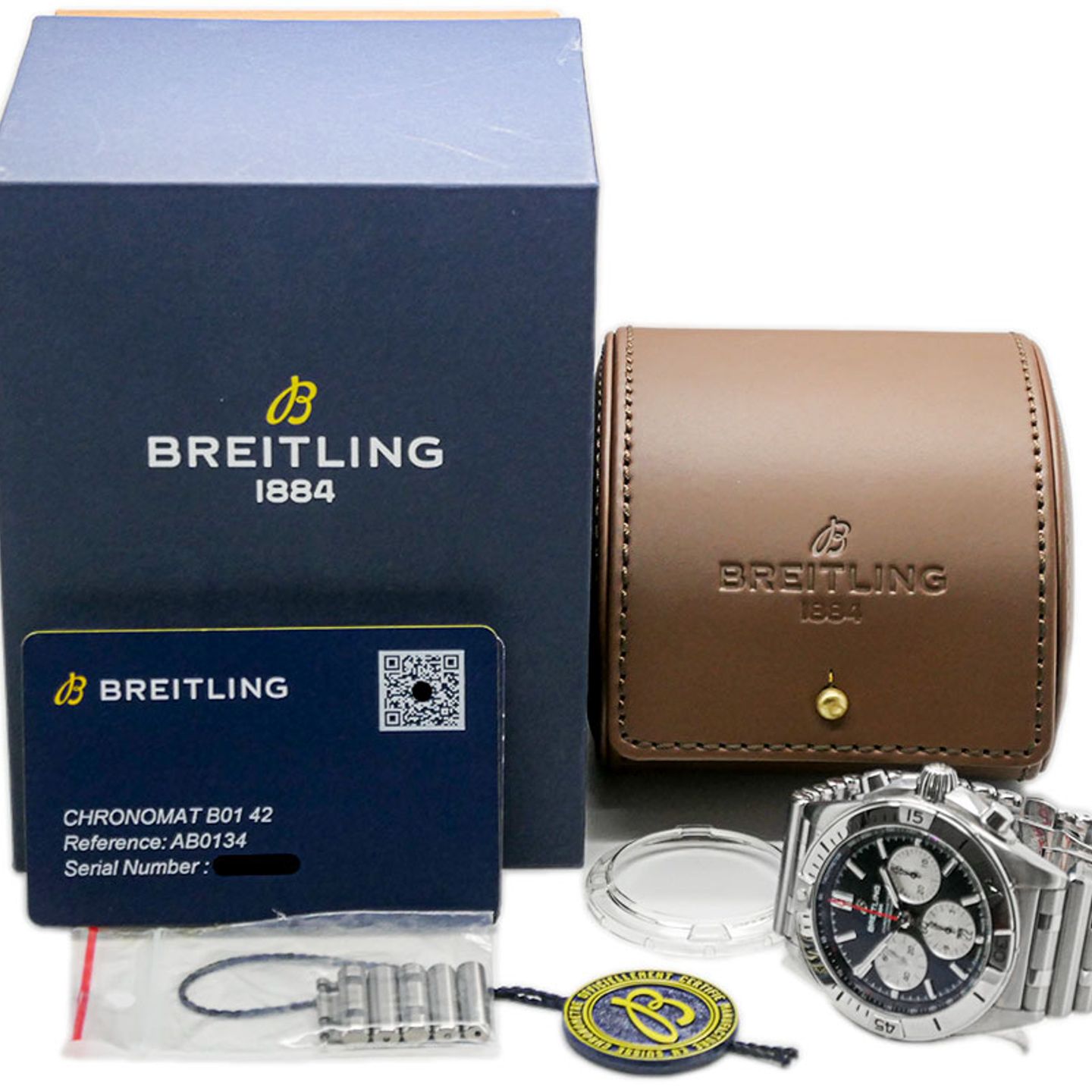 Breitling Chronomat AB0134101B1A1 (2021) - Zwart wijzerplaat 42mm Staal (6/6)