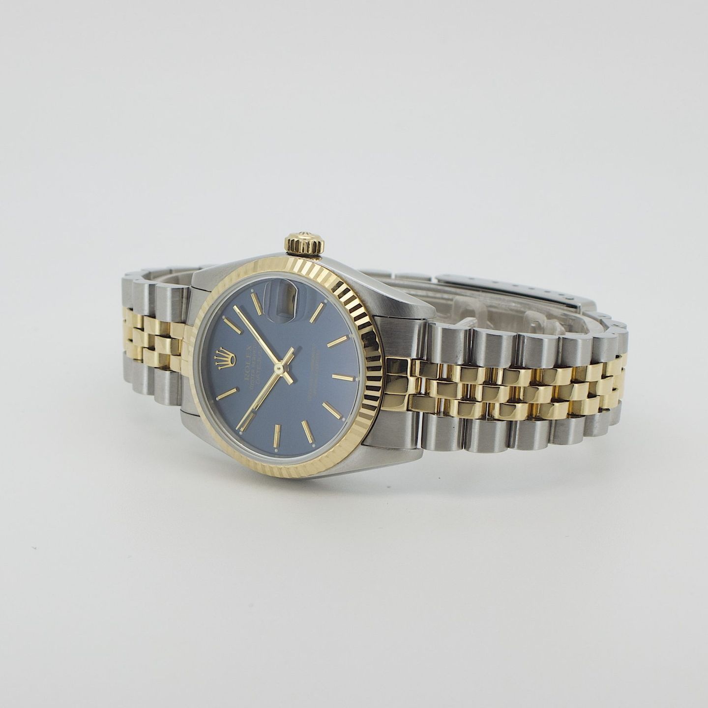 Rolex Datejust 31 68273 (1995) - Blue dial 31 mm Gold/Steel case (4/8)