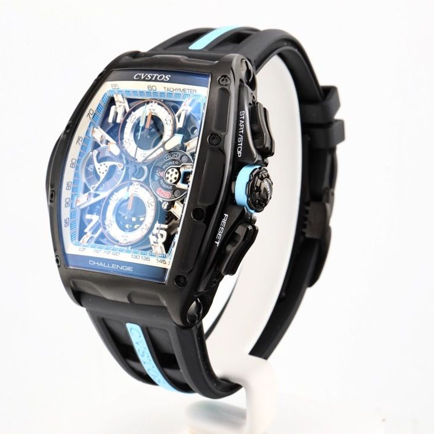 Cvstos Unknown Challenge 3 Black and Blue (2024) - Transparent dial 45 mm Steel case (2/8)