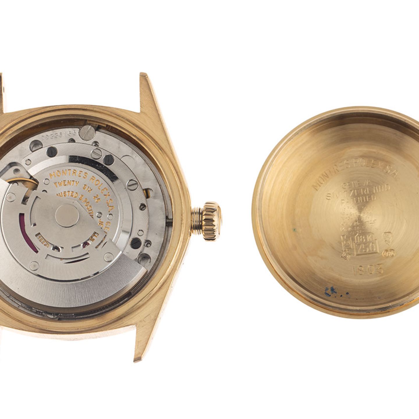 Rolex Day-Date 1803 (1976) - Champagne wijzerplaat 36mm Geelgoud (5/8)