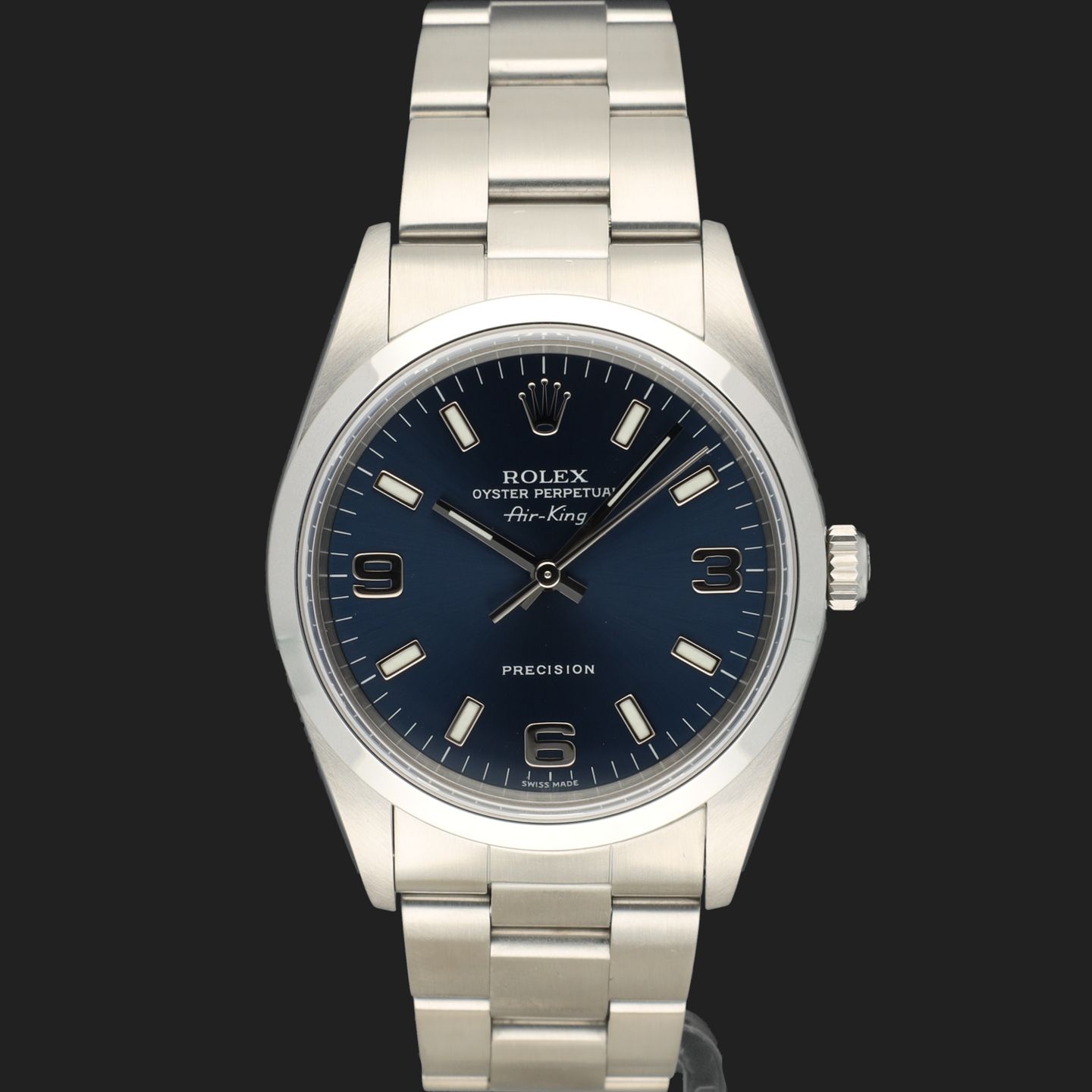 Rolex Air-King 14000 (2003) - 34 mm Steel case (3/8)