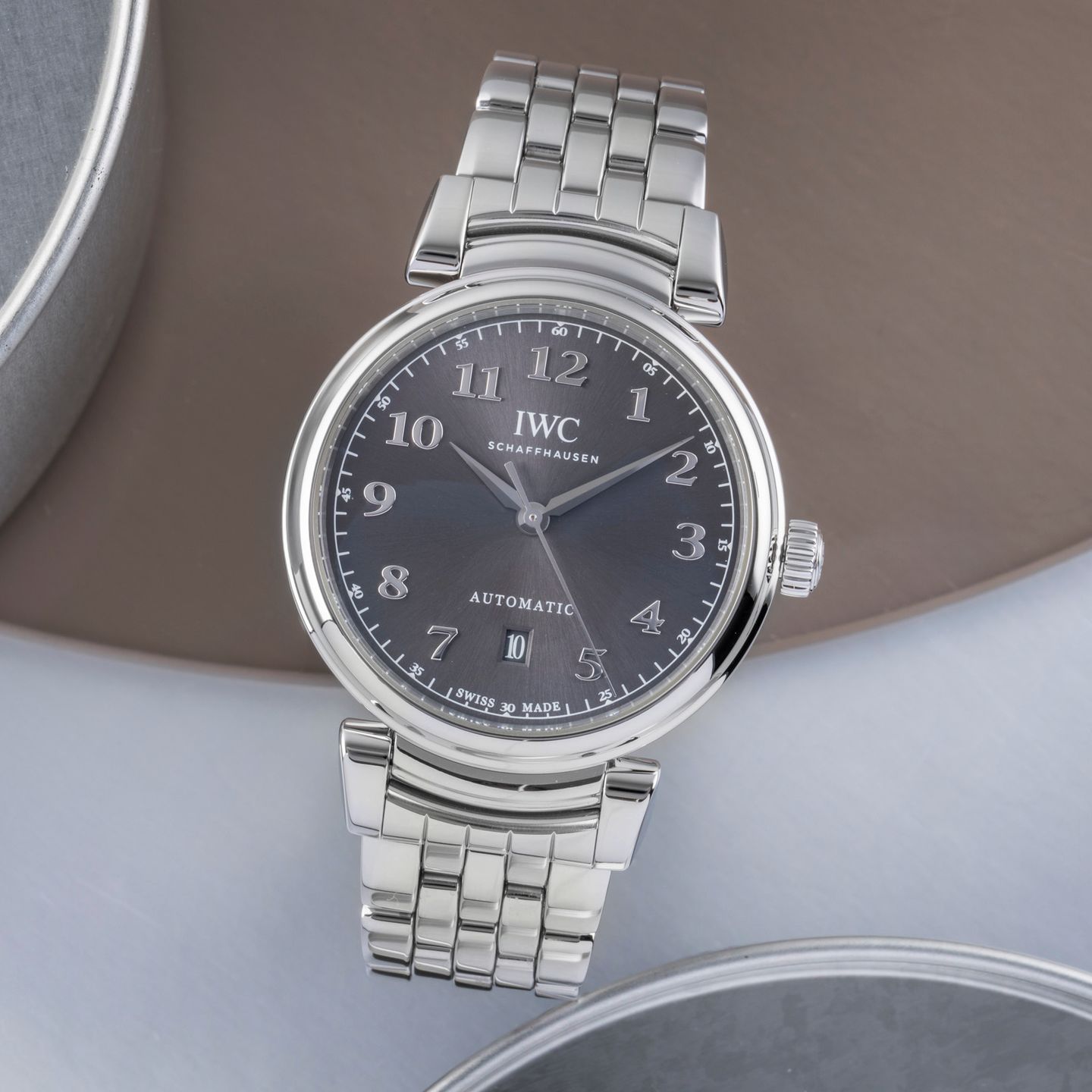 IWC Da Vinci IW356602 (2020) - Grey dial 40 mm Steel case (1/8)