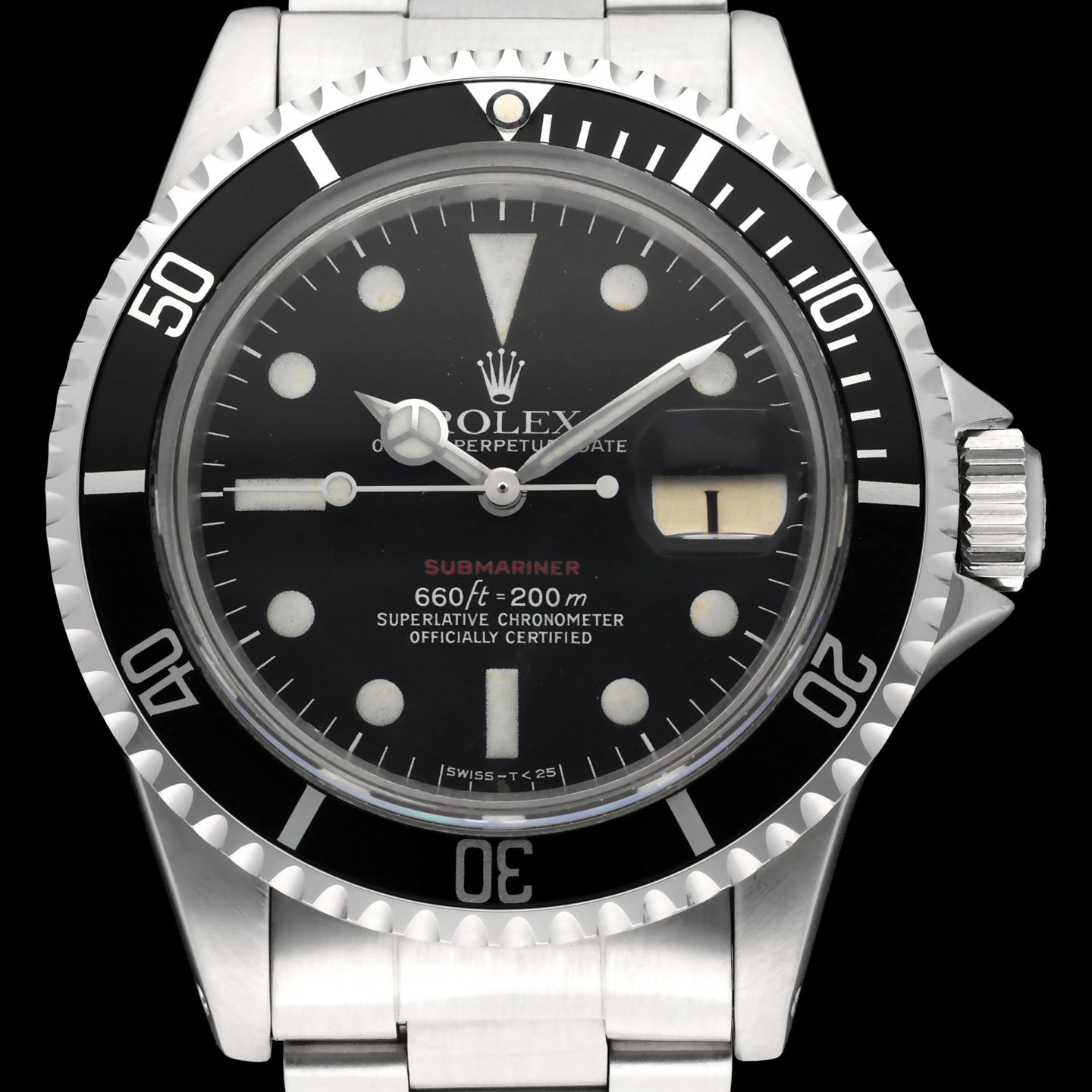 Rolex Submariner Date 1680 (1969) - 40mm Staal (1/8)