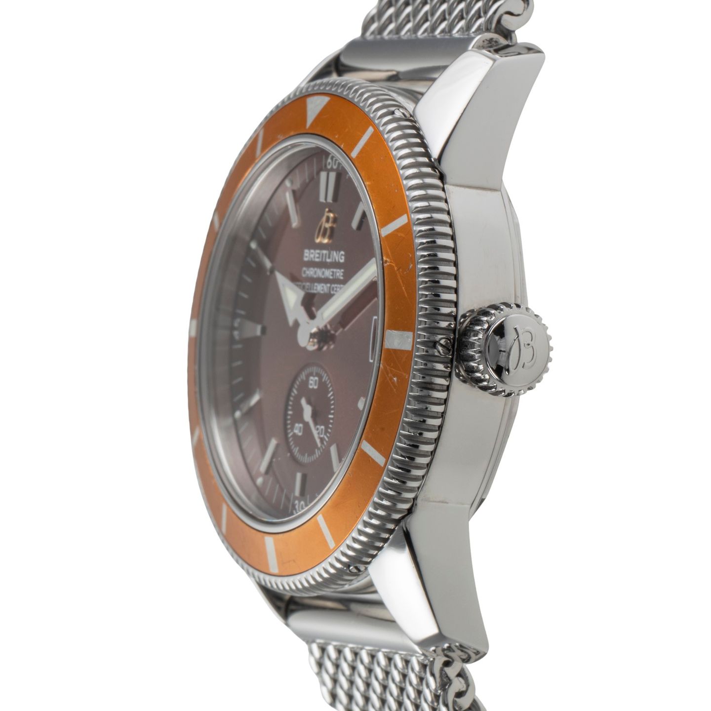 Breitling Superocean A3732033/Q543 (Onbekend (willekeurig serienummer)) - Brons wijzerplaat 38mm Staal (6/8)