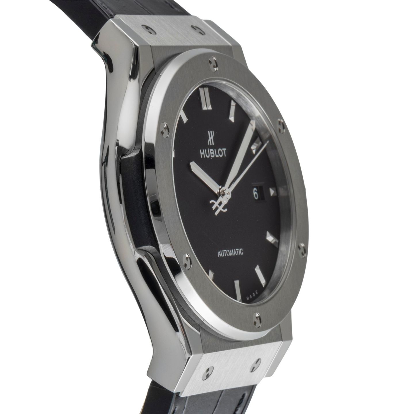 Hublot Classic Fusion 542.NX.1171.LR (Unknown (random serial)) - Black dial 42 mm Titanium case (7/8)