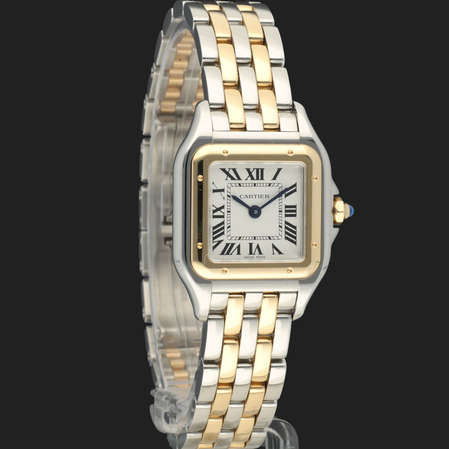 Cartier Panthère W2PN0006 (2024) - White dial 30 mm Gold/Steel case (4/8)