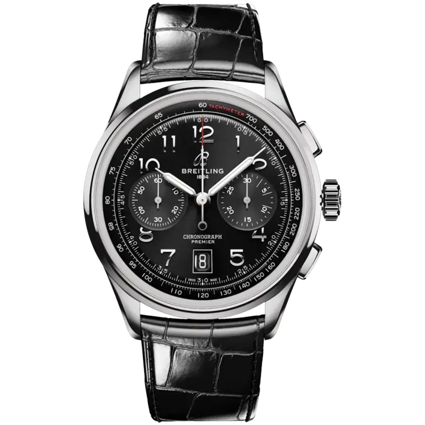 Breitling Premier AB0145221B1P1 (2026) - Zwart wijzerplaat 42mm Staal (1/1)