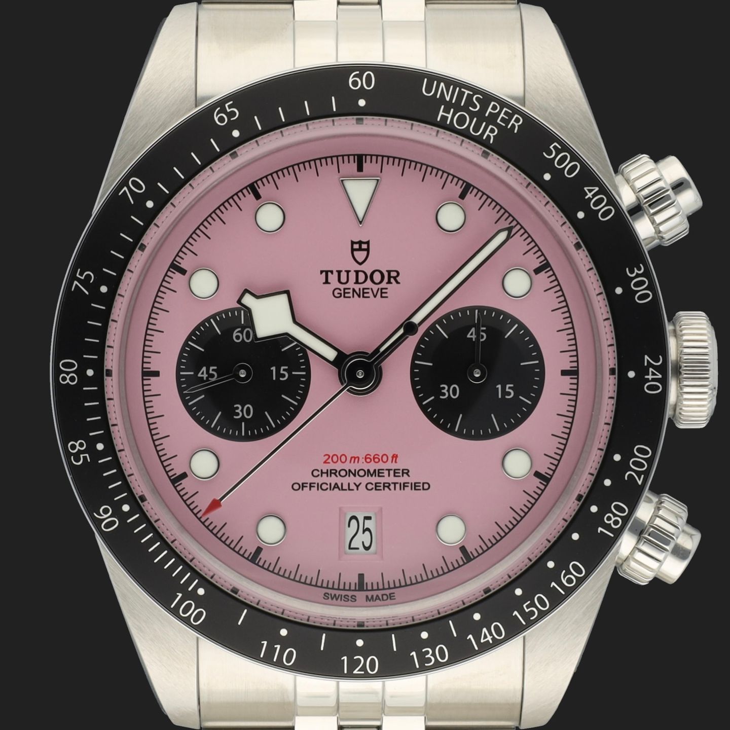 Tudor Black Bay Chrono 79360N (2025) - Pink dial 41 mm Steel case (2/8)