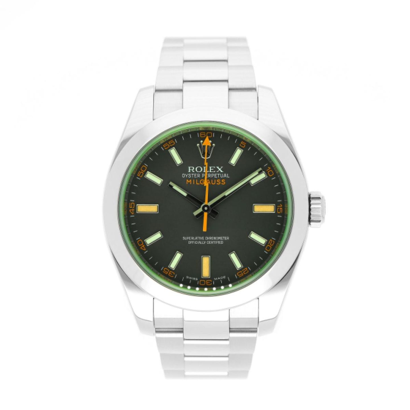 Rolex Milgauss 116400GV (2008) - 40 mm Steel case (1/5)