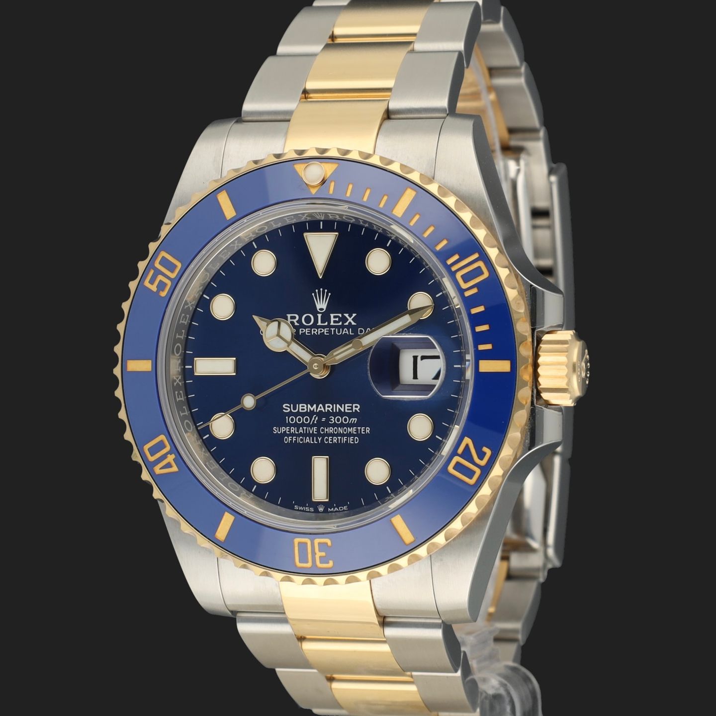 Rolex Submariner Date 126613LB (2021) - 41 mm Gold/Steel case (1/8)