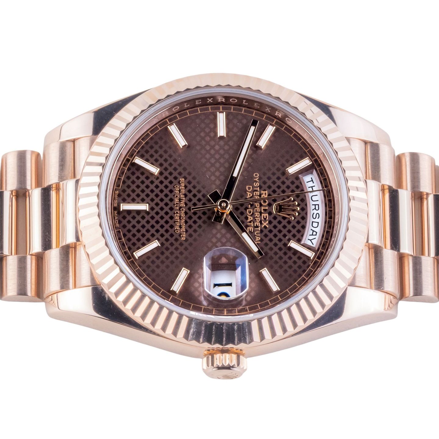 Rolex Day-Date 40 228235 (2018) - 40 mm Rose Gold case (5/8)